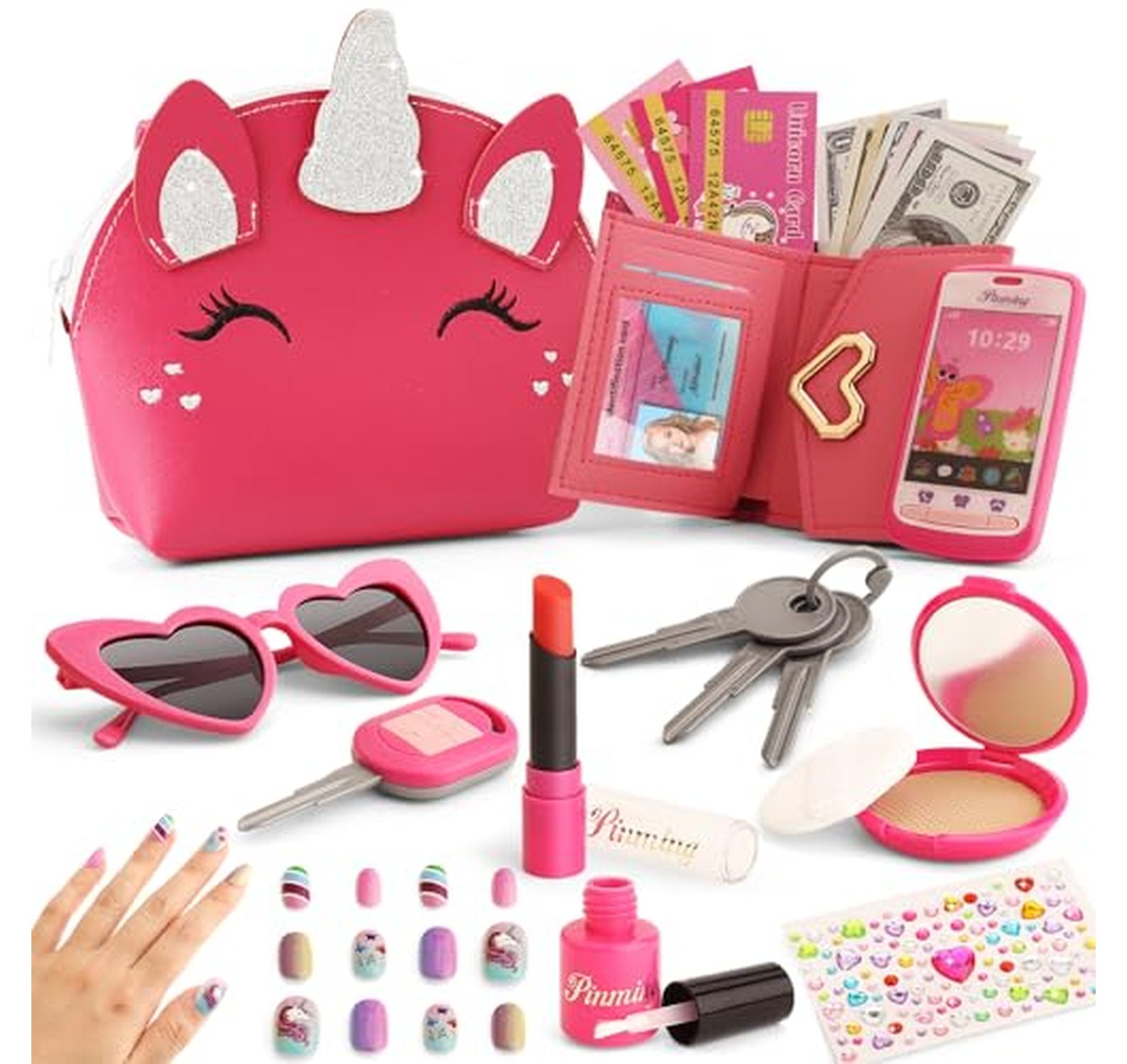 Toddler Pretend Makeup and Purse Playset