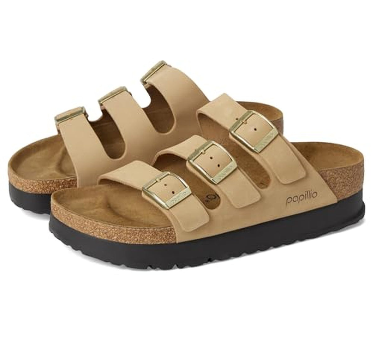 Birkenstock Florida Platform Nubuck Sandals