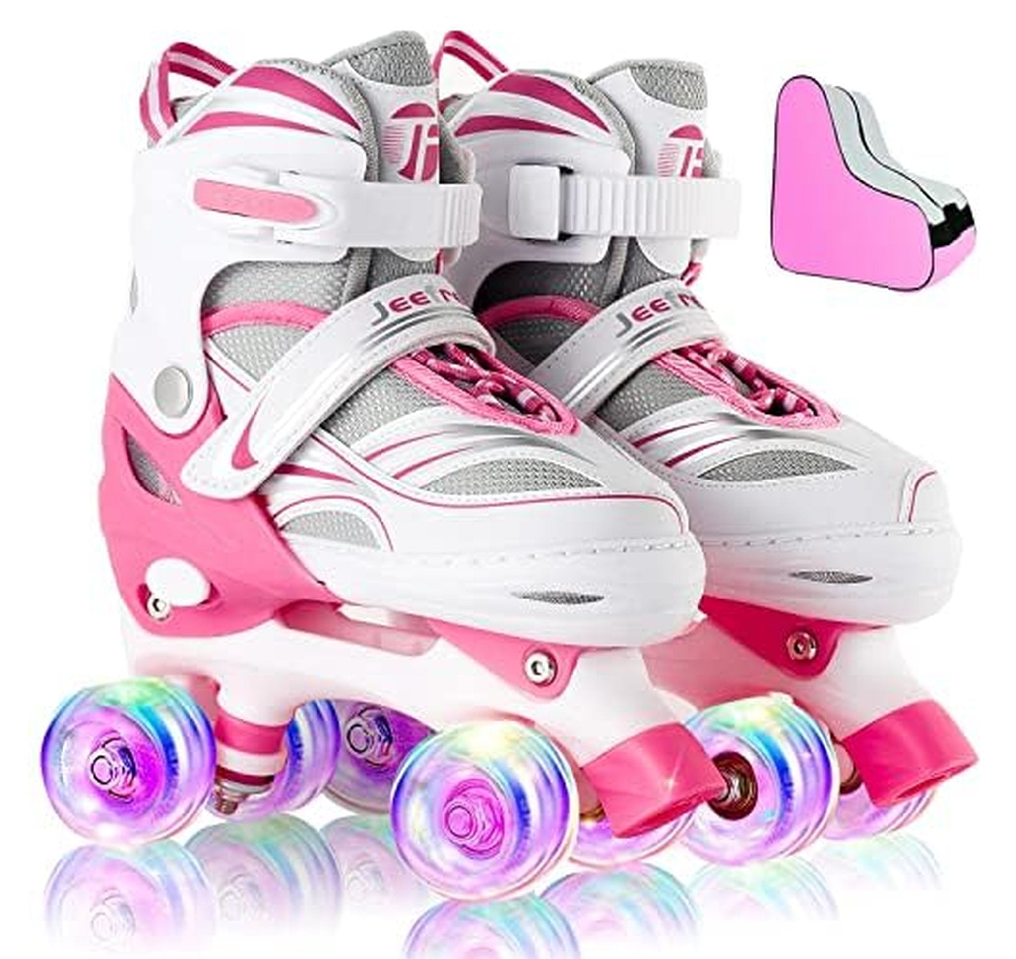 Adjustable Light Up Roller Skates for Kids