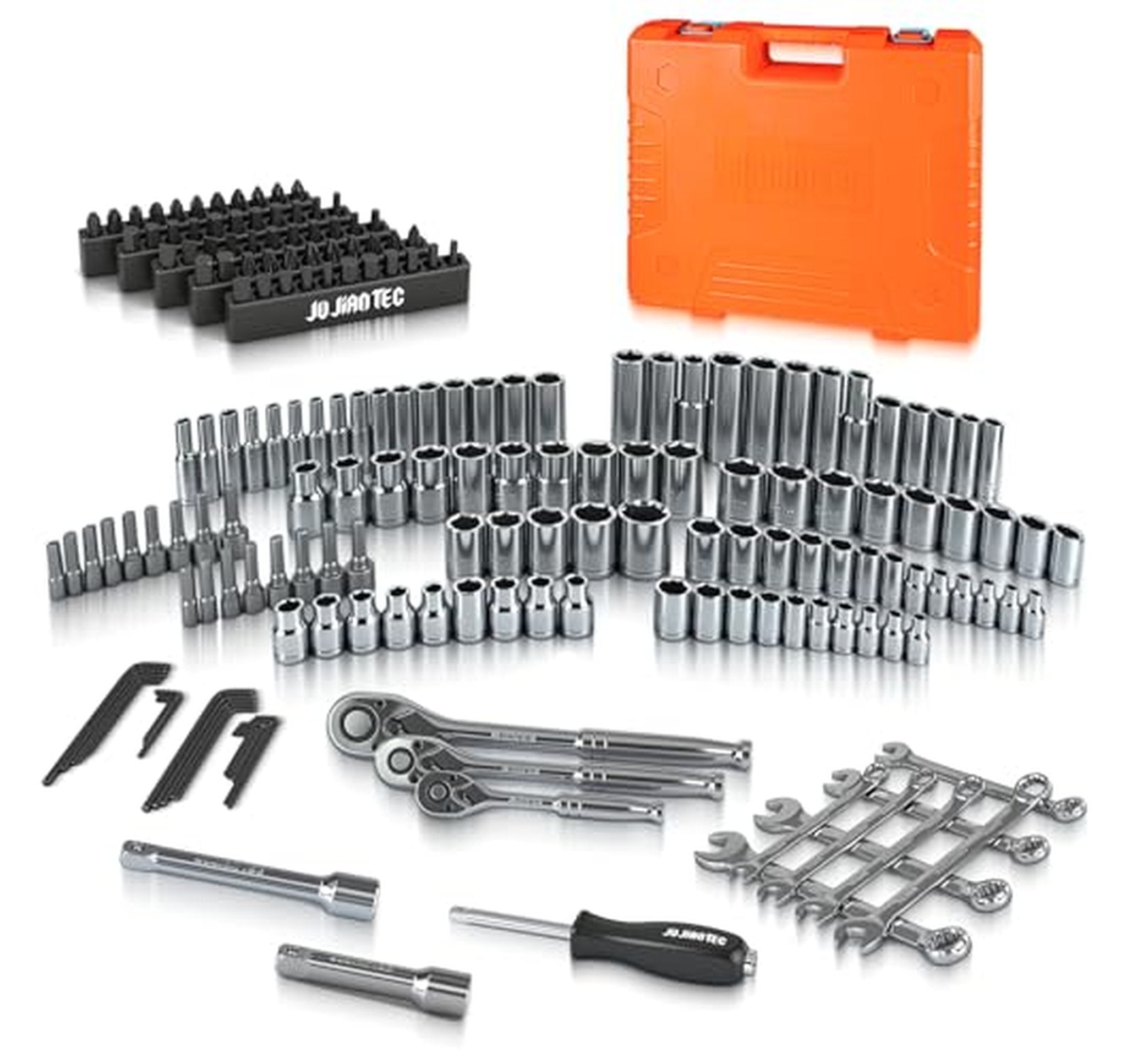 201-Piece SAE Metric Mechanics Socket Wrench Set
