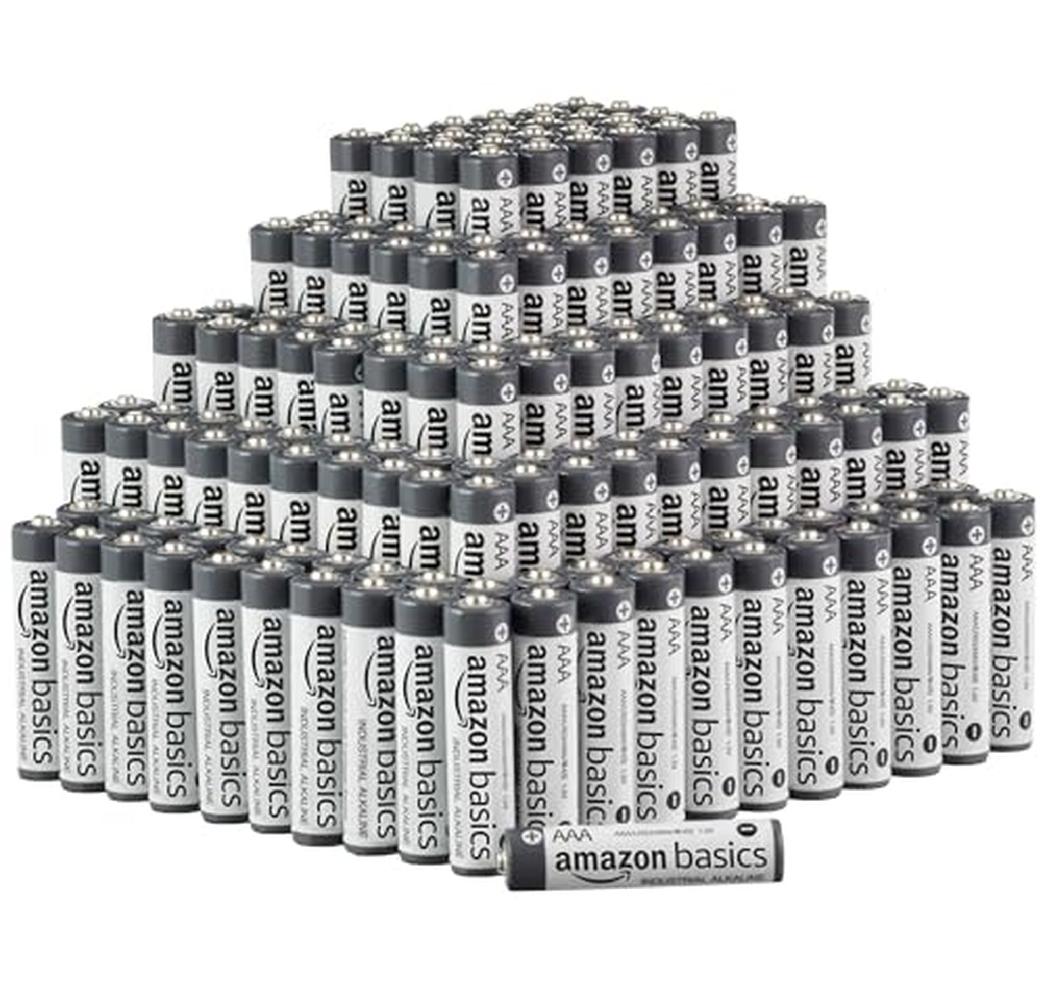 250 Pack Amazon Basics AAA 1.5V Alkaline Batteries