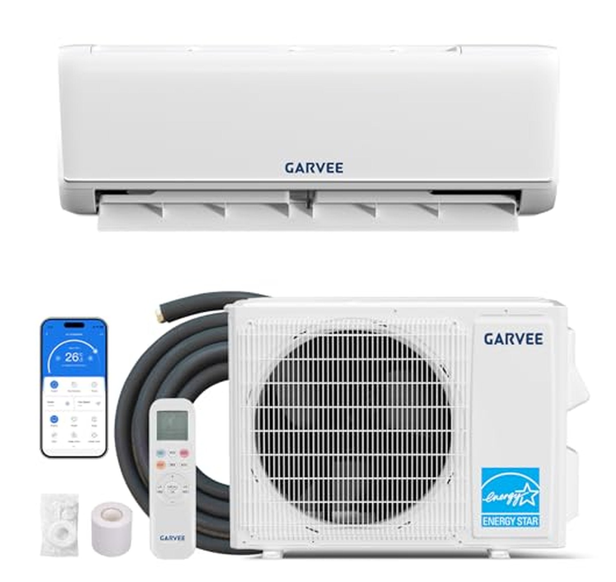 18000 BTU 21 SEER2 Ductless Mini Split AC Heat Pump