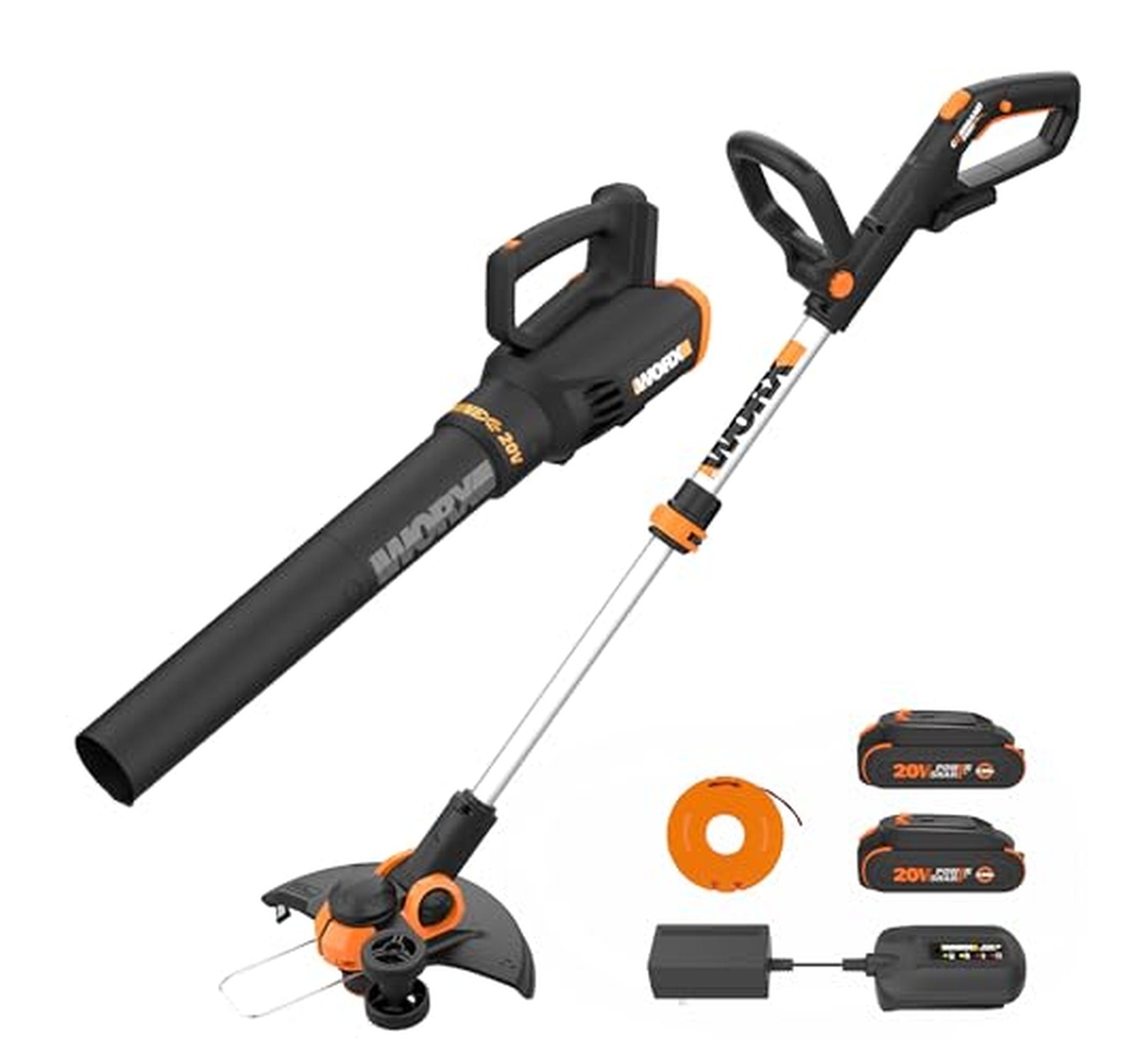 WORX 20V Cordless String Trimmer and Leaf Blower Kit
