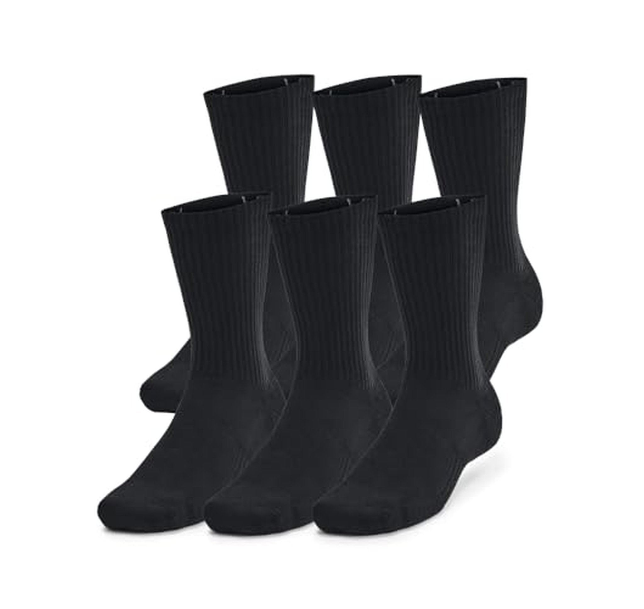 6 Pack Under Armour Cotton Crew Training Socks