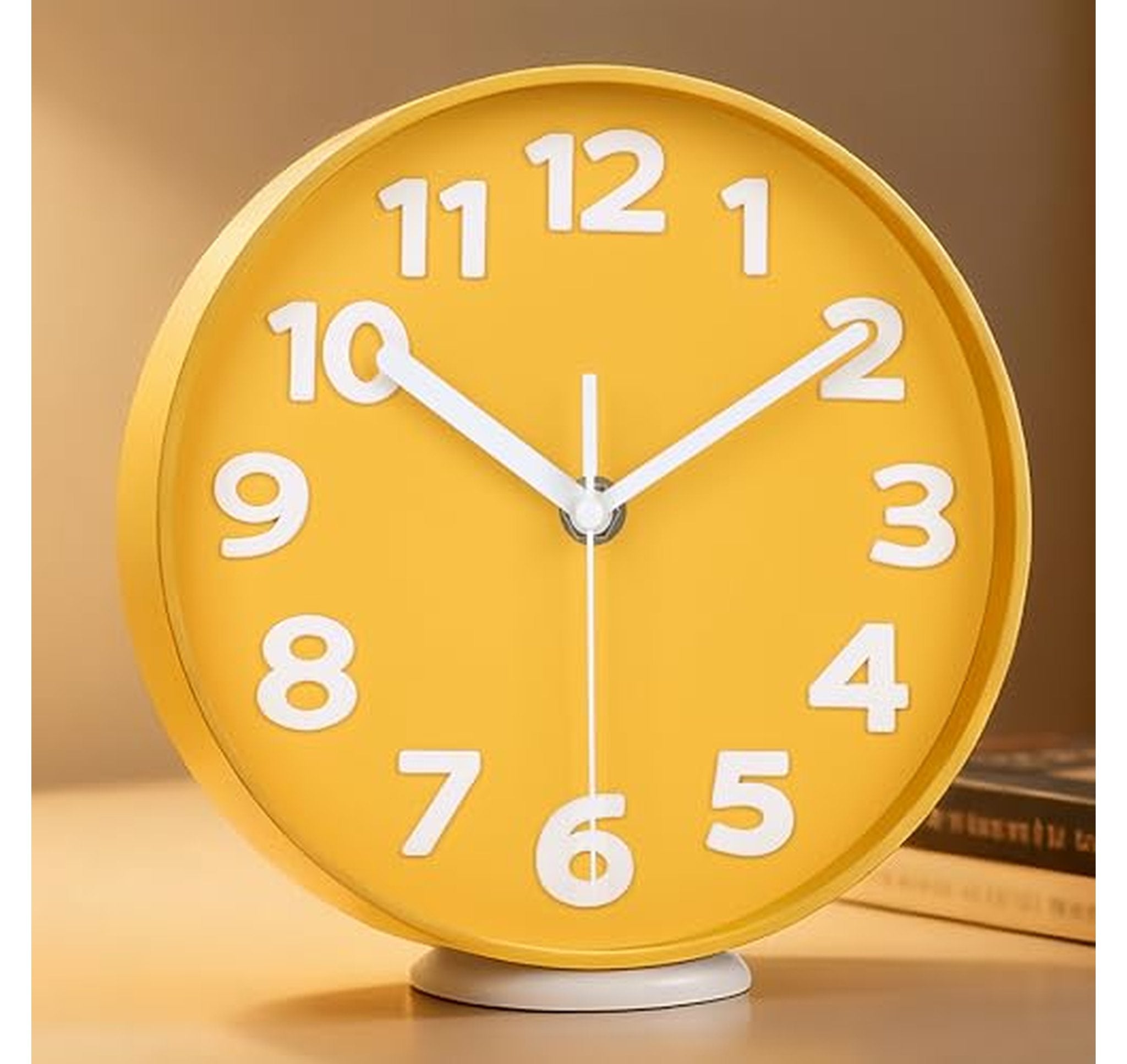 Silent Non-Ticking 8-Inch Modern Wall Clock