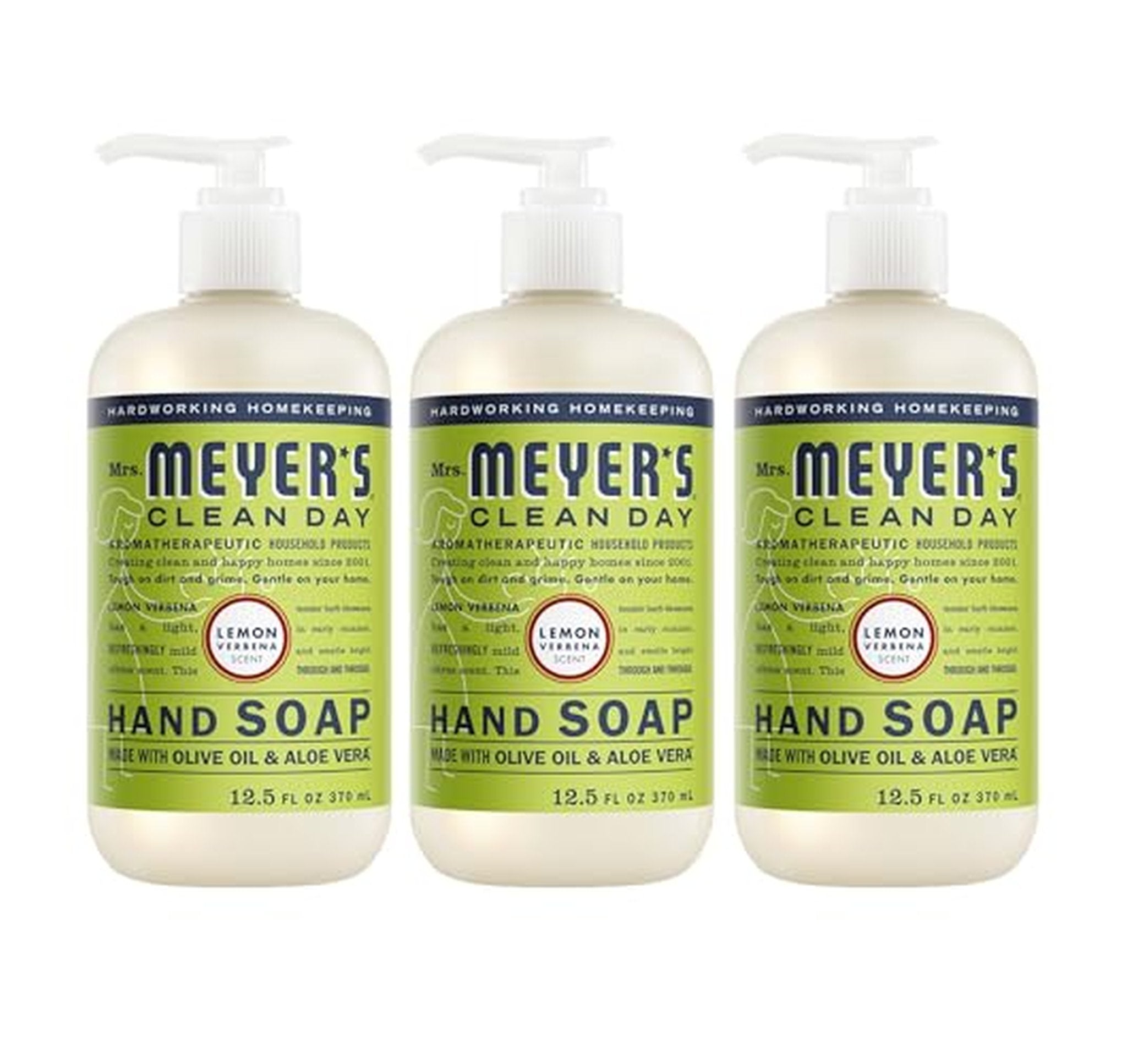 3 Pack Mrs. Meyer’s Lemon Verbena Hand Soap 12.5oz