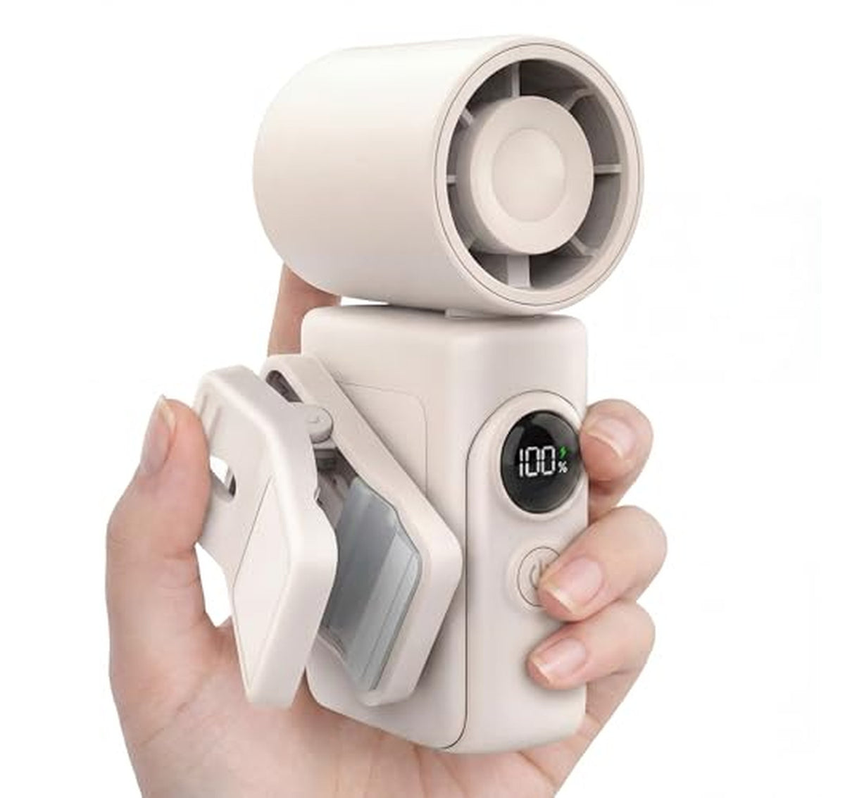 Rechargeable Portable Handheld Clip-On Fan