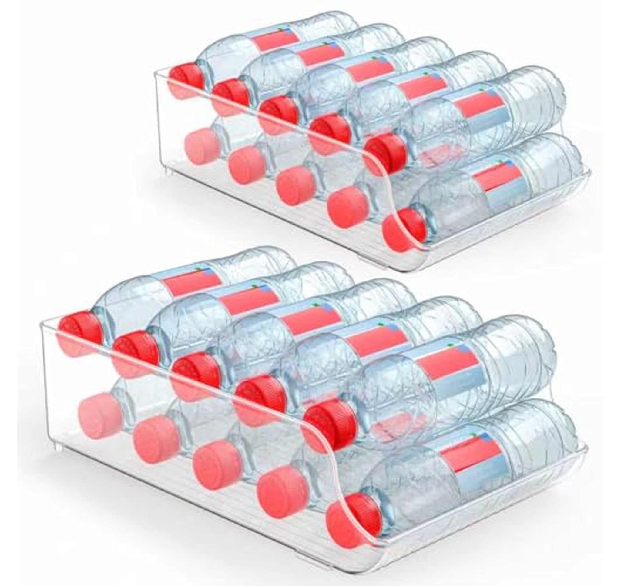 2 Pack Fridge Soda Can Organizer Bins