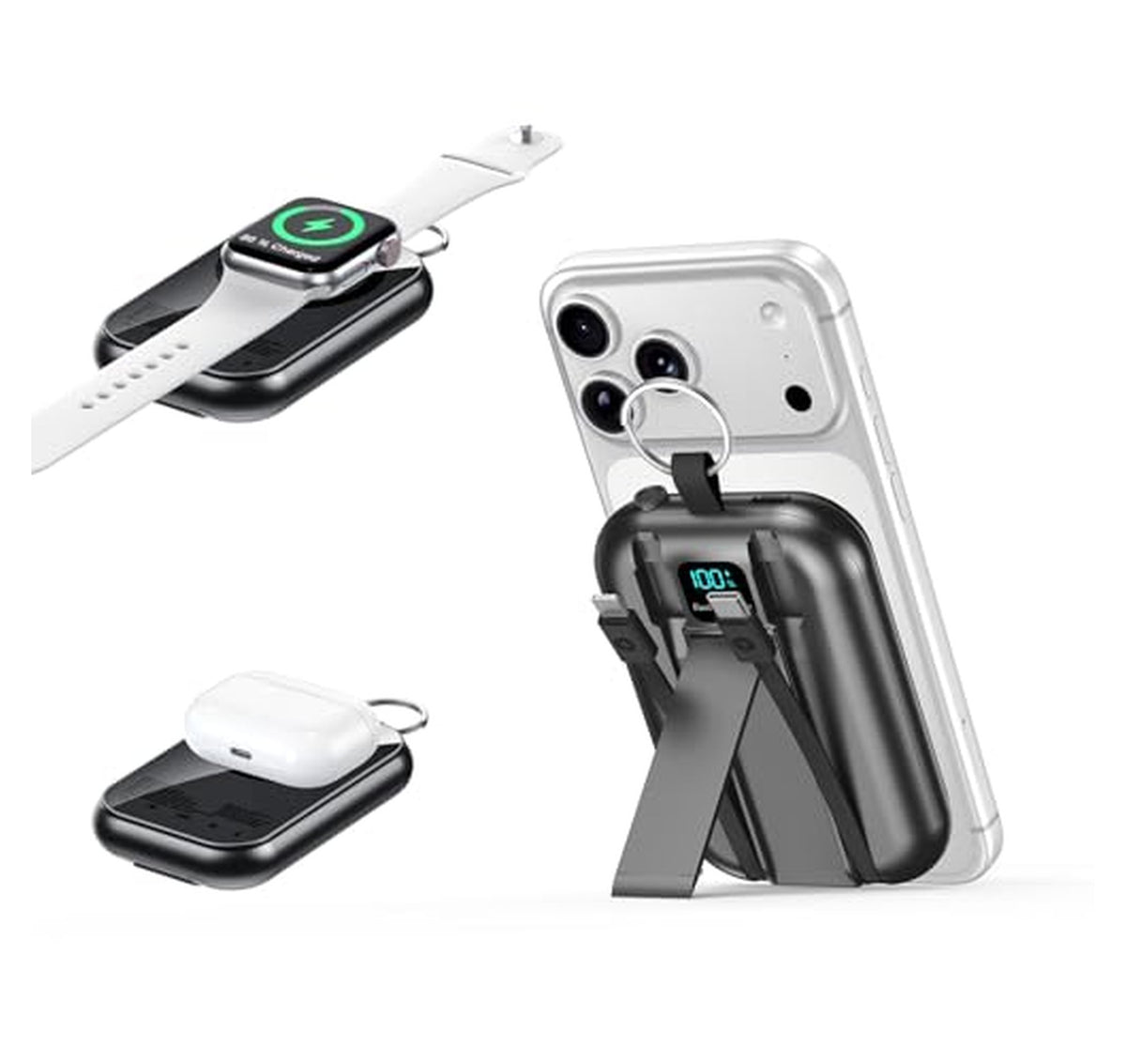 10000mAh MagSafe Wireless Portable Charger Power Bank