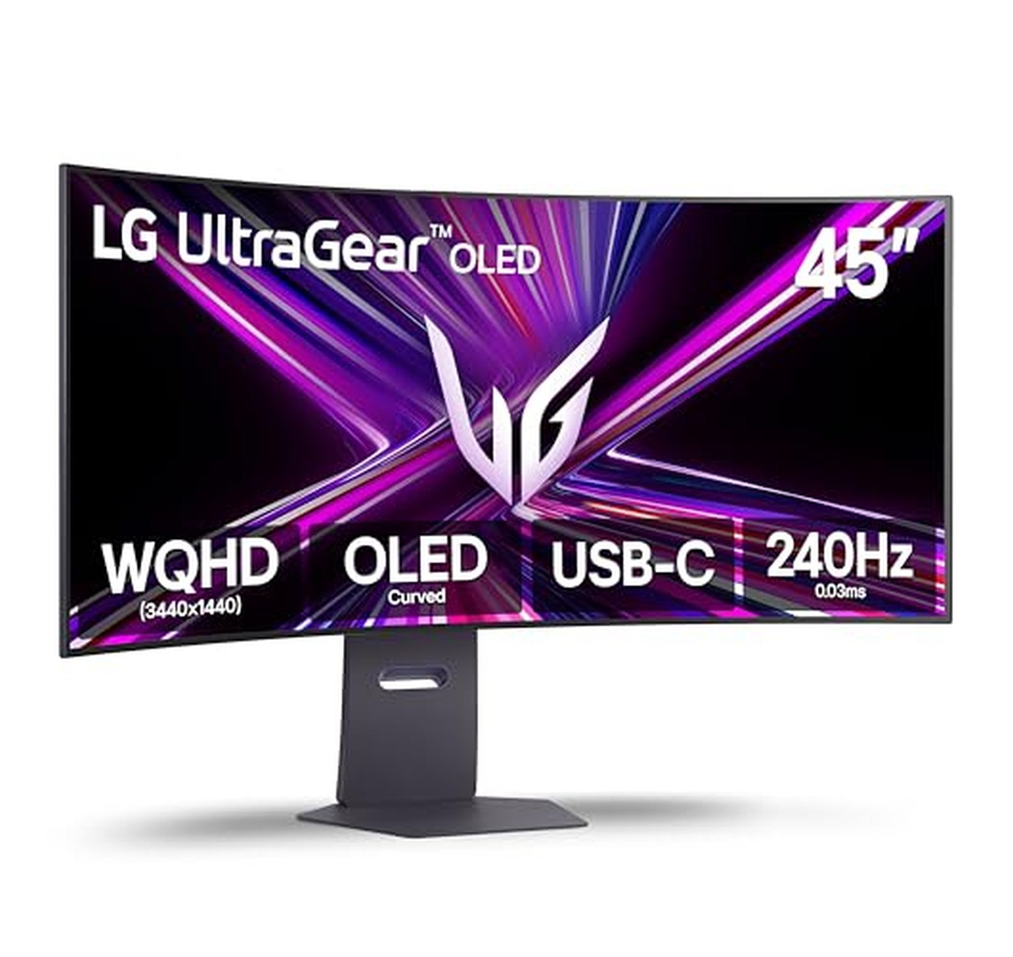 LG 45-Inch Ultragear OLED Curved Gaming Monitor 240Hz