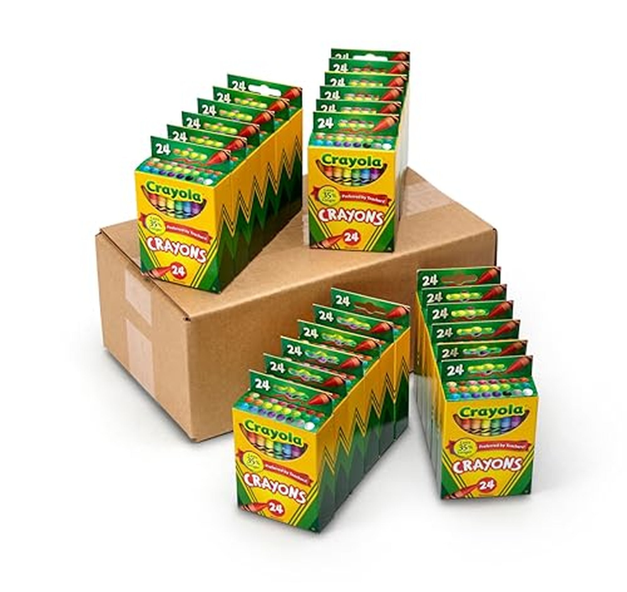 24 Pack Crayola Kids School Crayons
