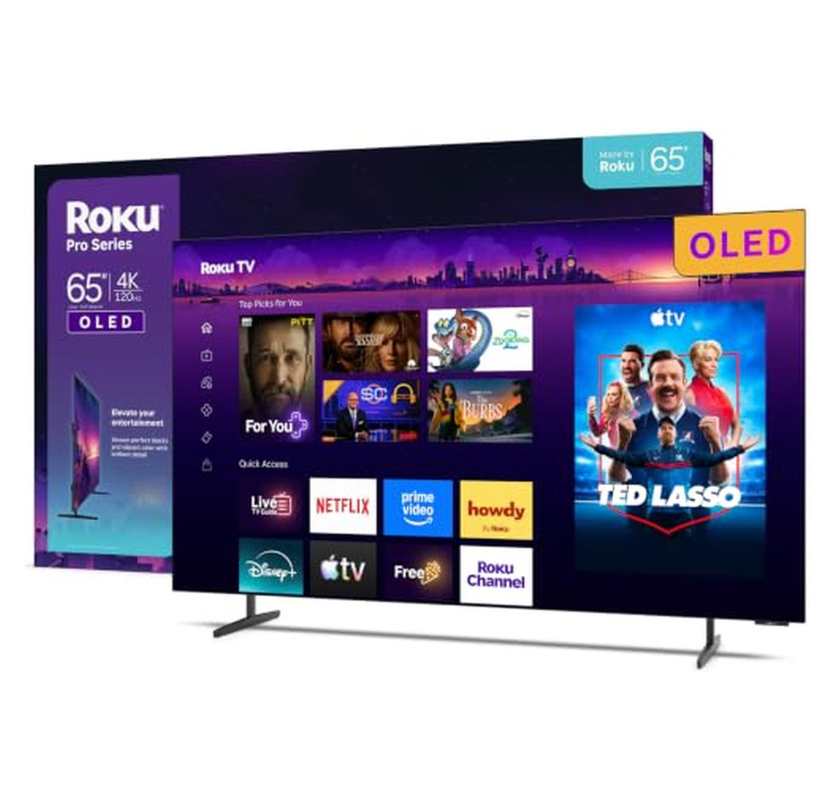 Roku 65-Inch 4K OLED 120Hz Smart TV