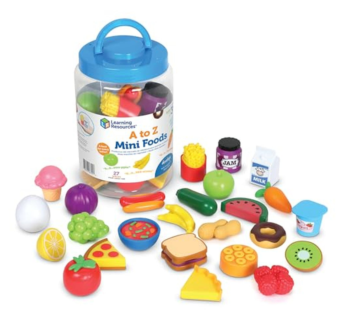 Learning Resources A to Z Alphabet Mini Food Set