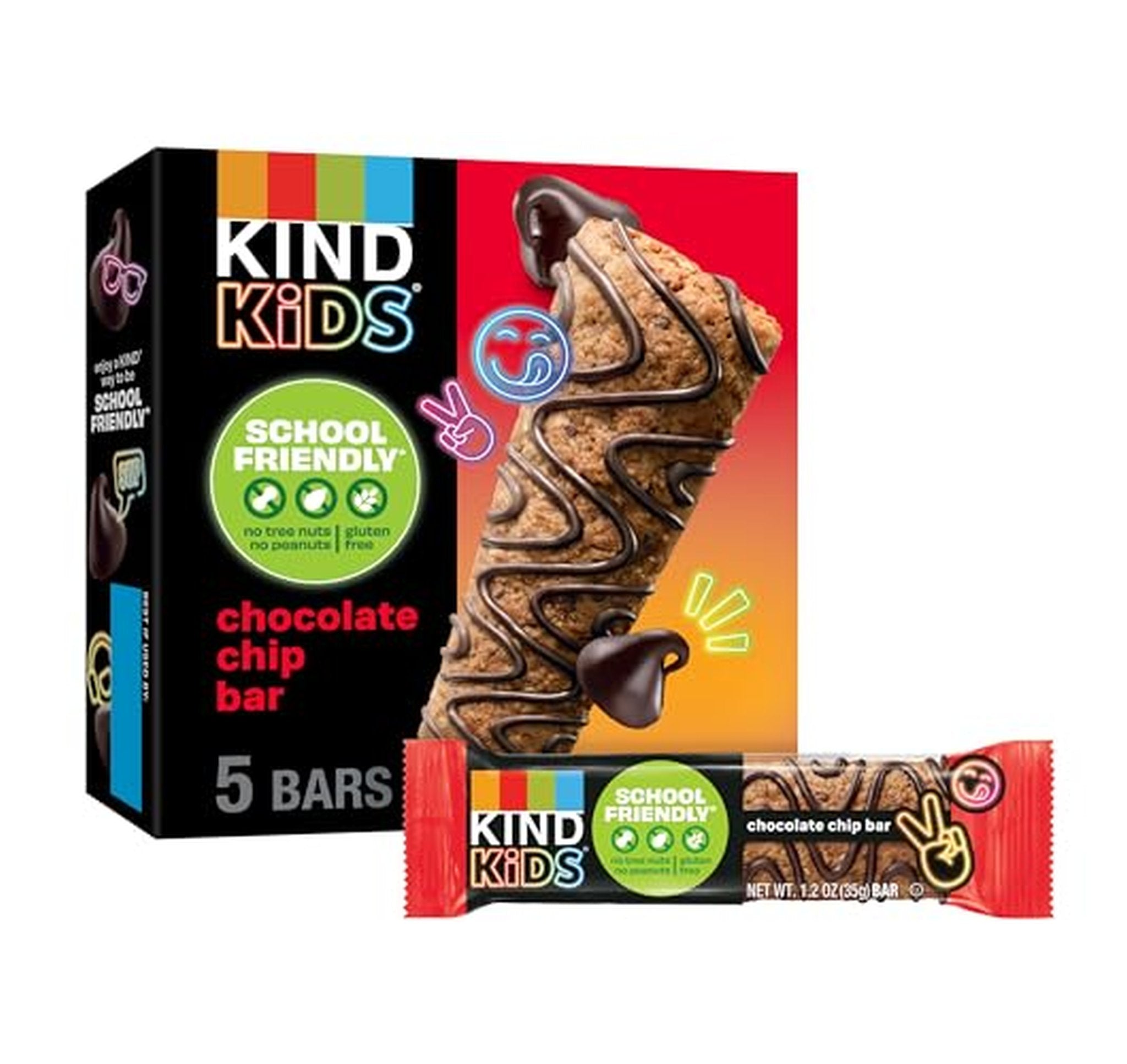 5 Count KIND Kids Chocolate Chip Granola Bars