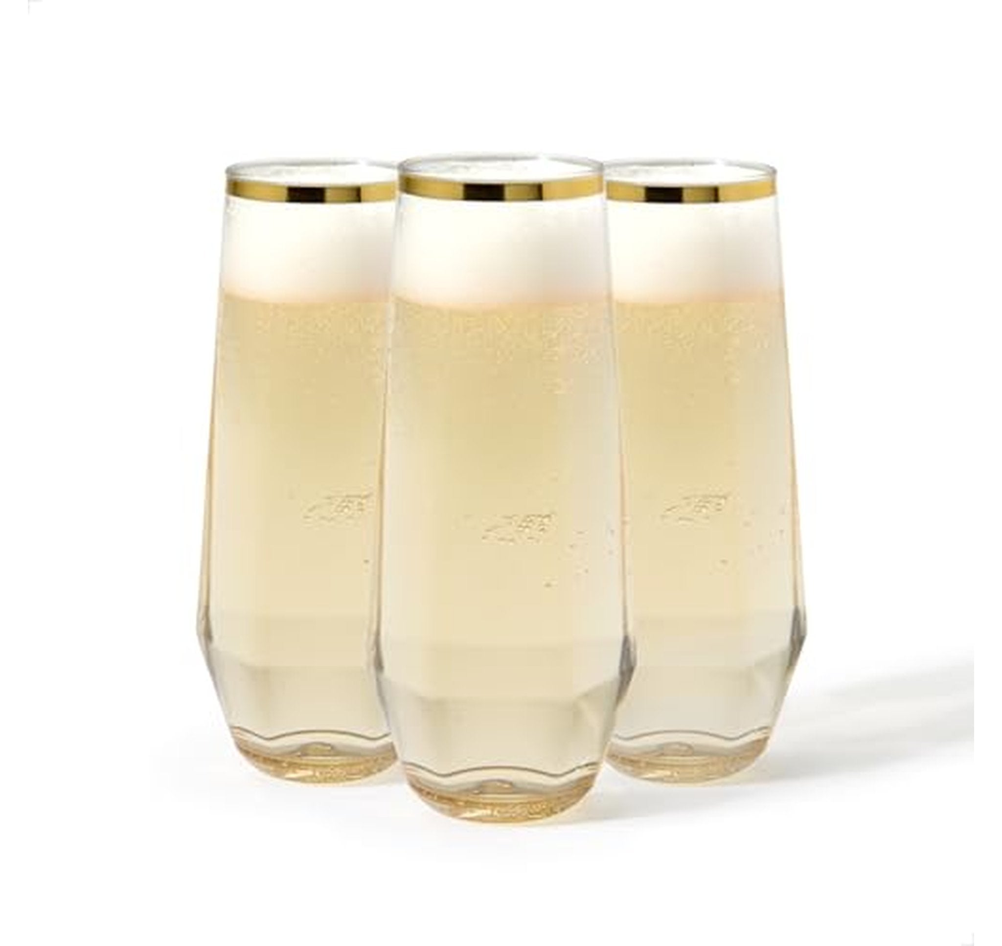 12 Pack TOSSWARE 9oz Plastic Champagne Flutes
