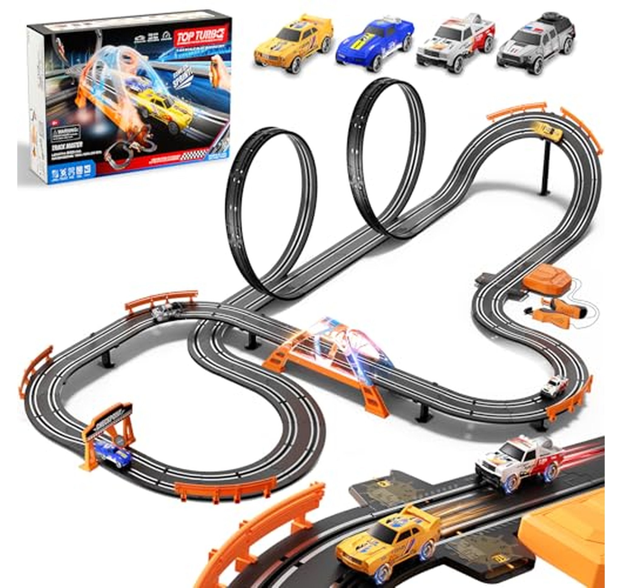 Electric 29ft Slot Car Race Track Set