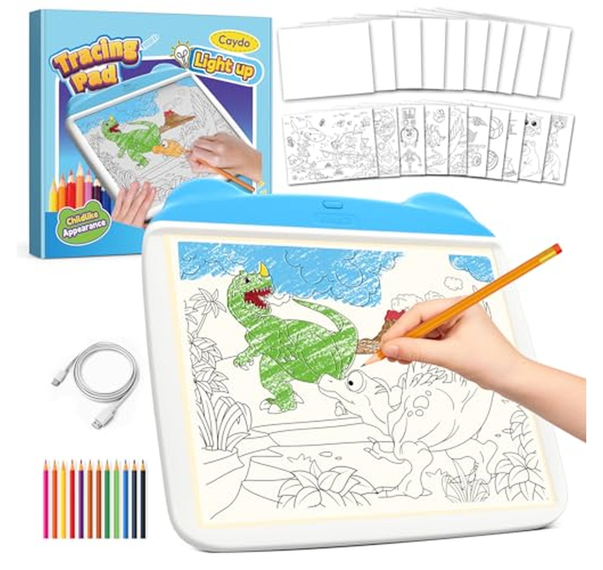 Light Up Tracing Pad with Adjustable Brightness