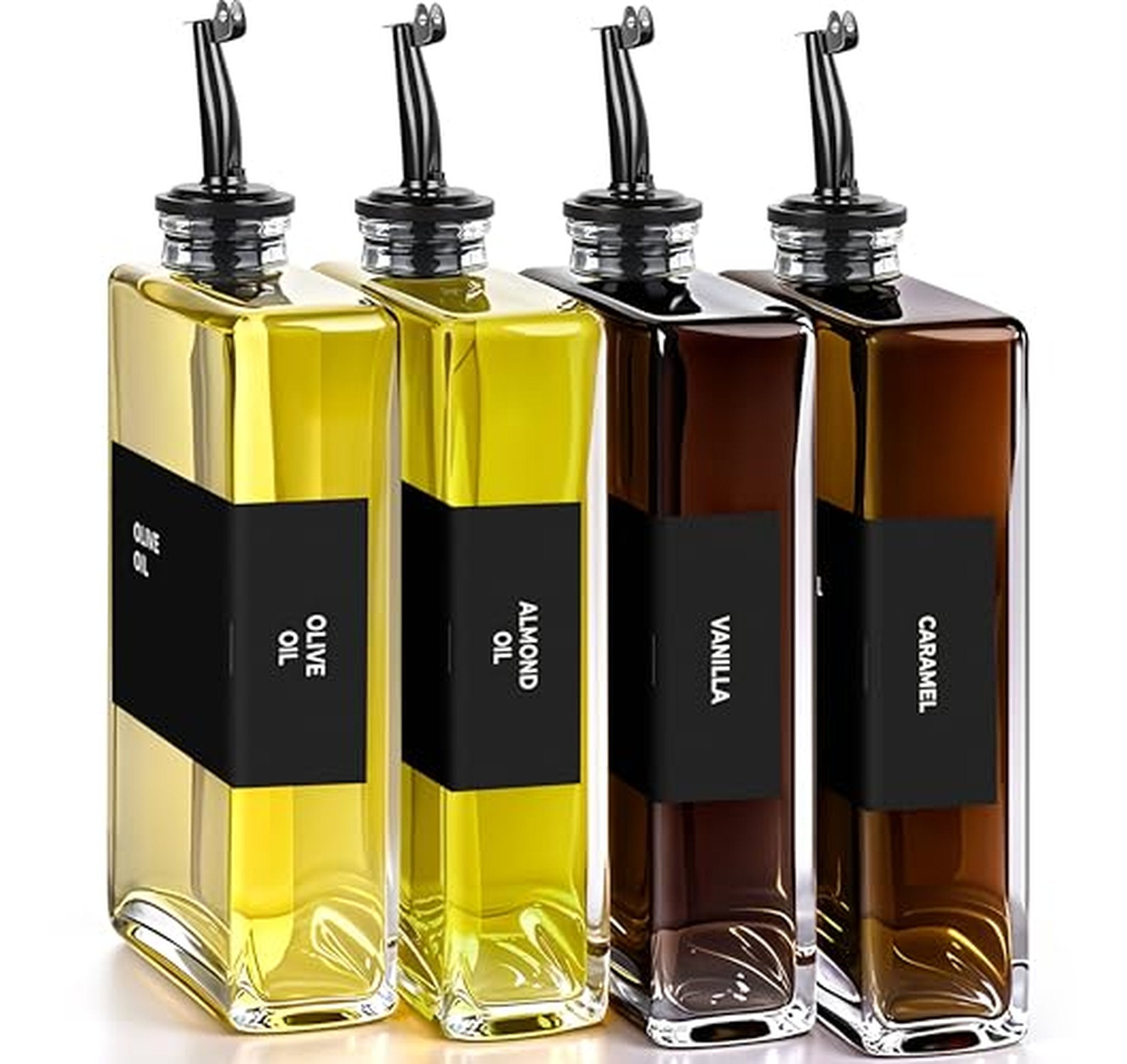 4 Pack Olive Oil and Syrup Dispenser Bottles