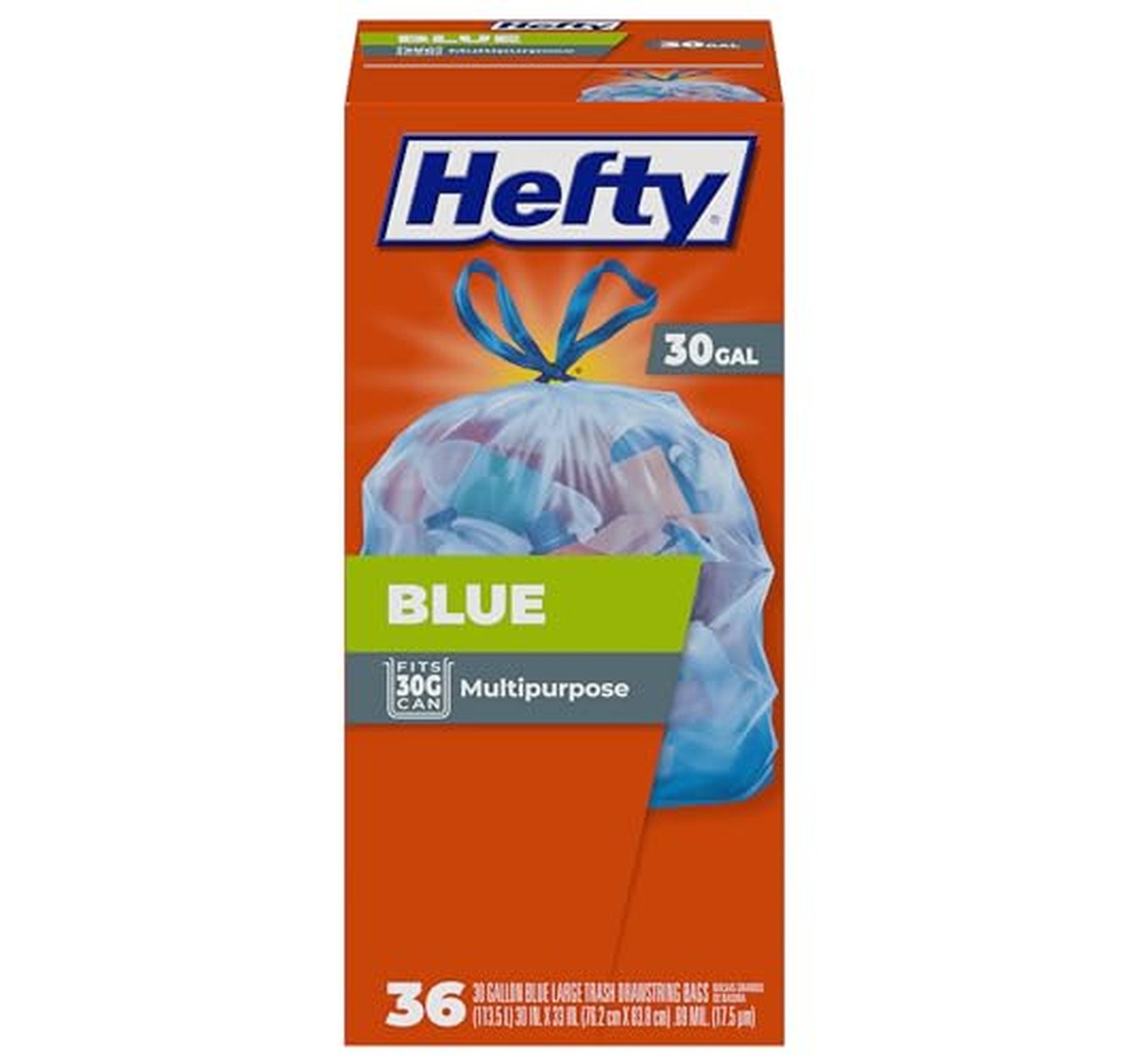 Hefty 30 Gallon Trash Bags, 36 Count