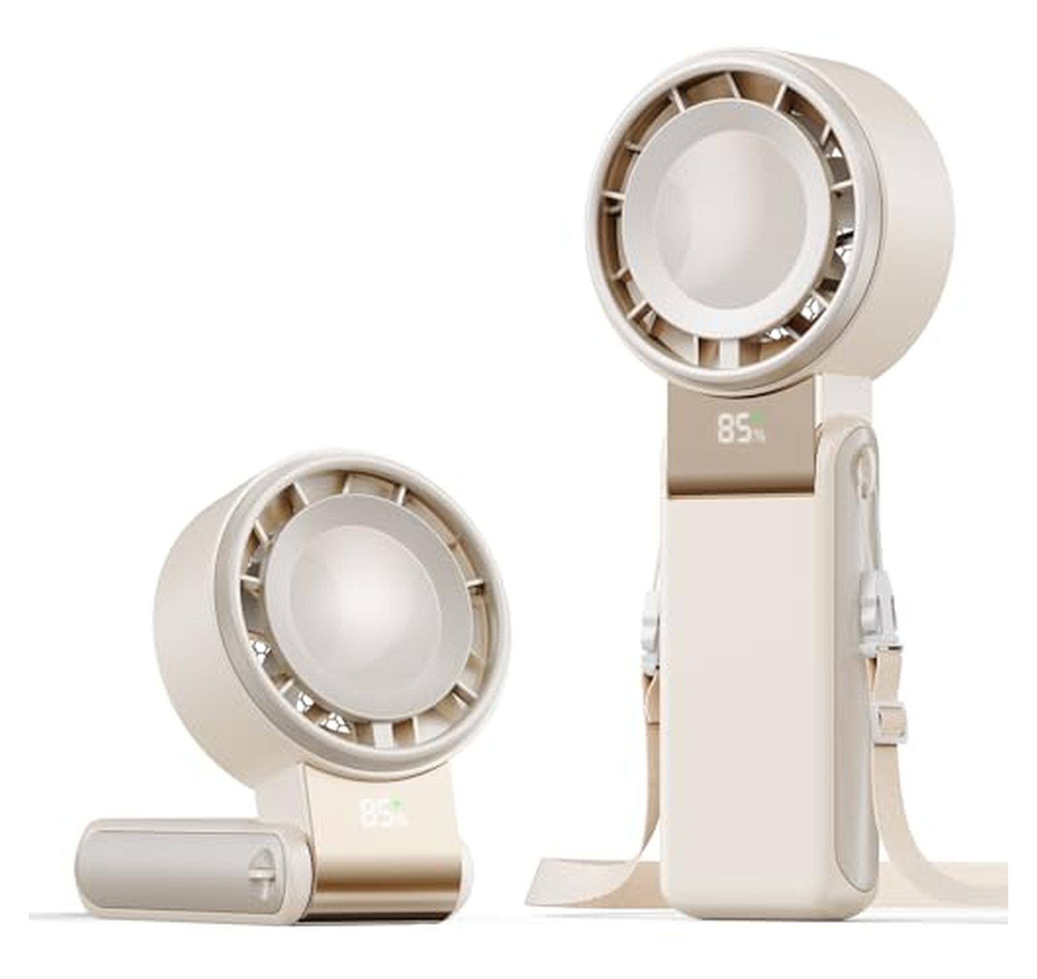 Rechargeable Handheld Mini Fan with LED Display