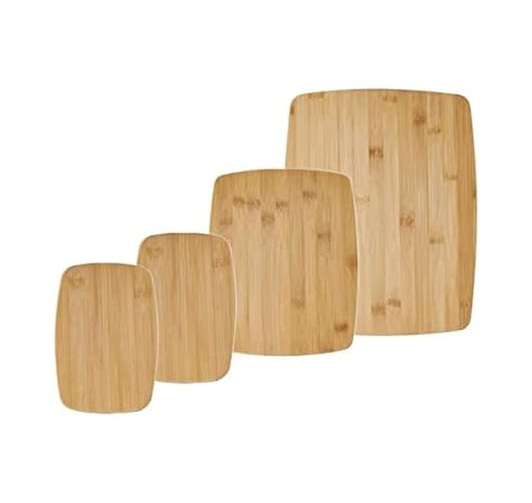 Farberware 4 Piece Reversible Bamboo Cutting Board Set