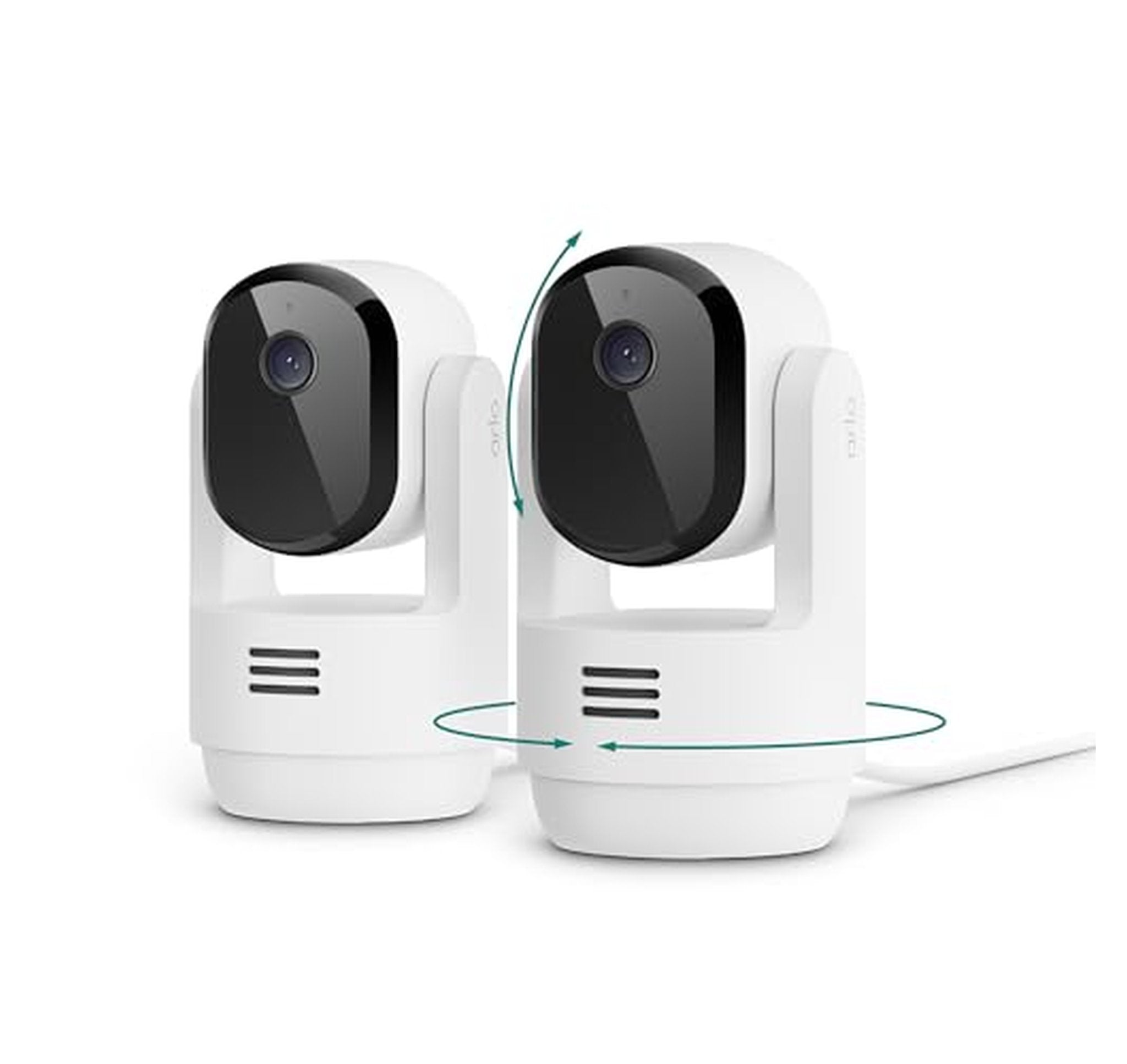 2 Pack Arlo 2K Indoor Pan Tilt Security Cameras