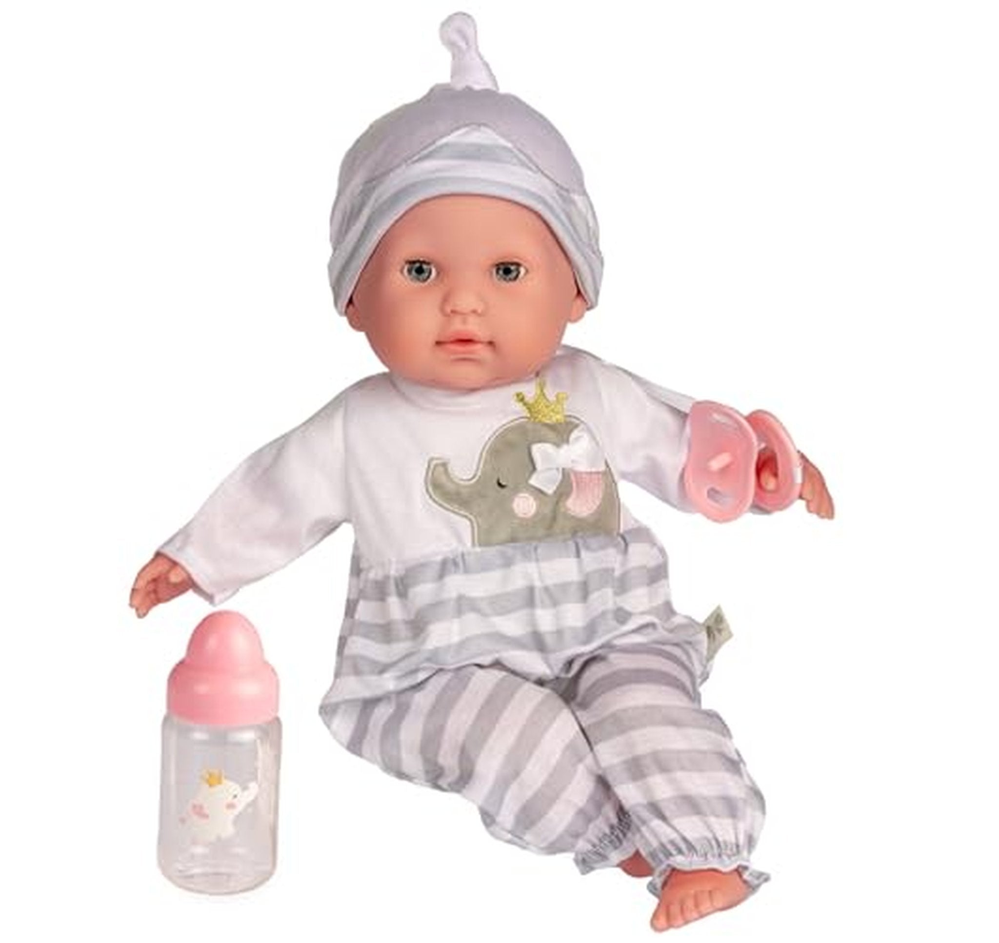 Realistic Soft Body Baby Doll with Bottle and Pacifier
