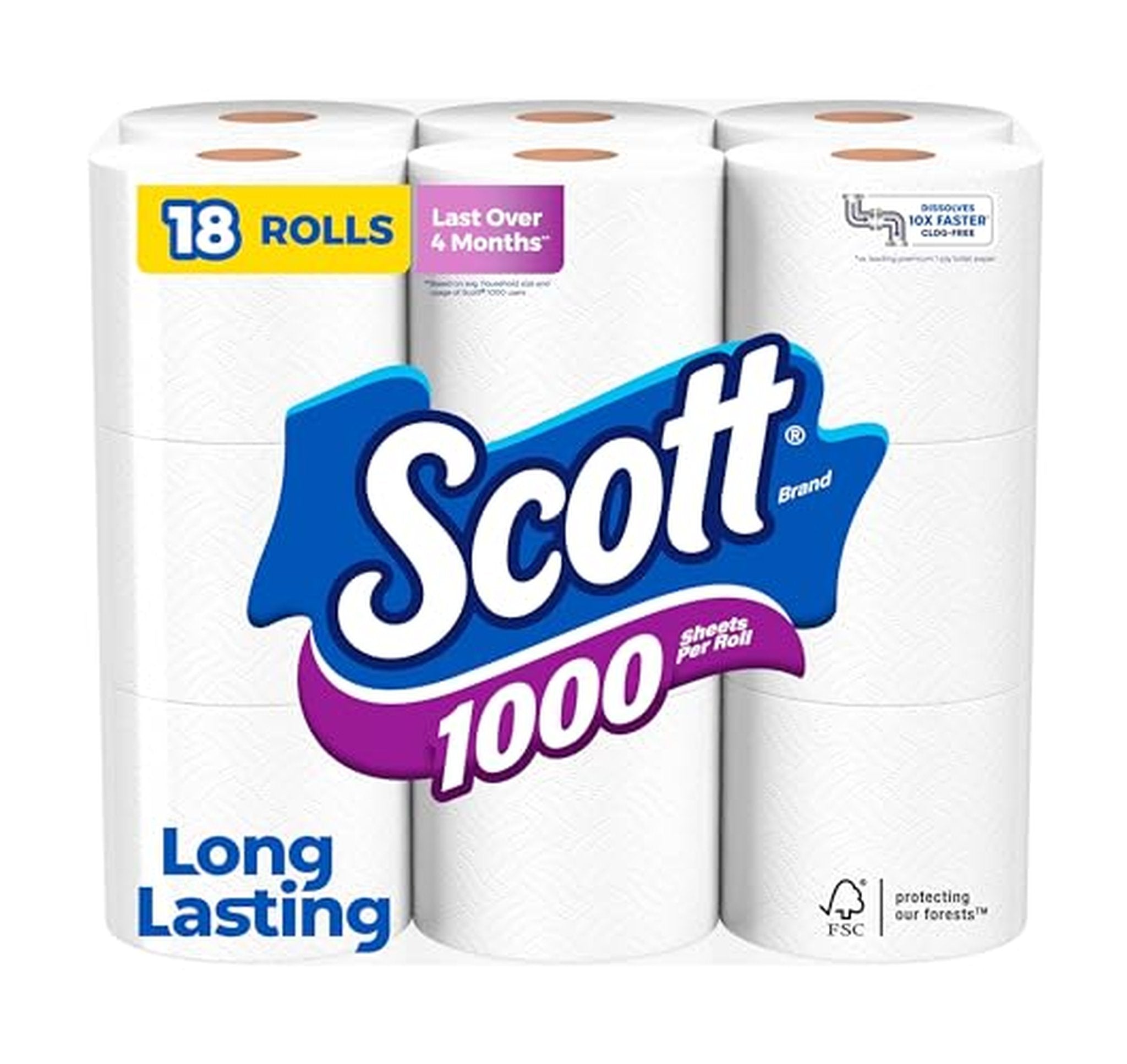 Scott 54 Roll Septic-Safe 3-Ply Toilet Paper