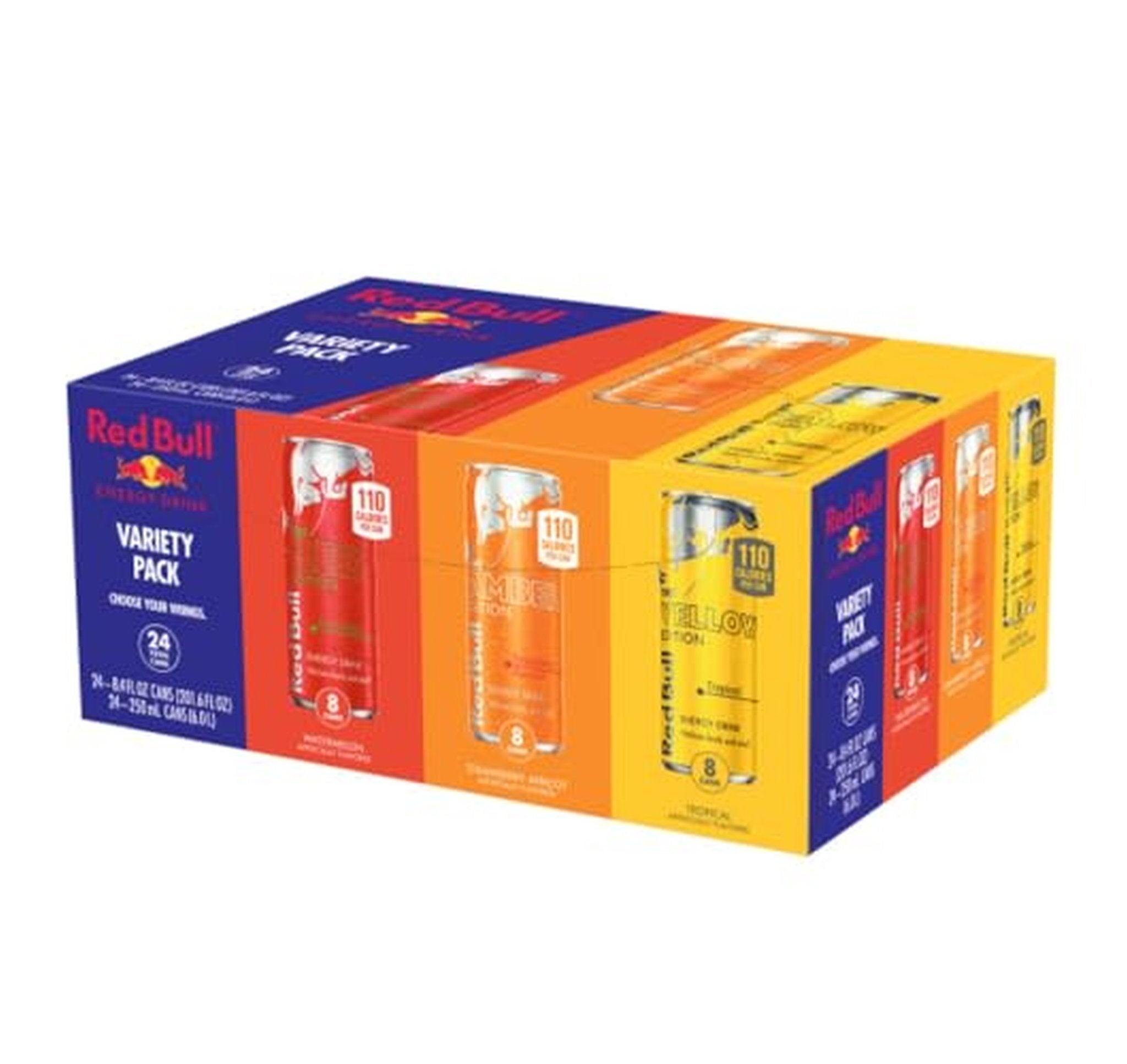 24 Pack Red Bull Energy Drink Variety, 8.4 Fl Oz