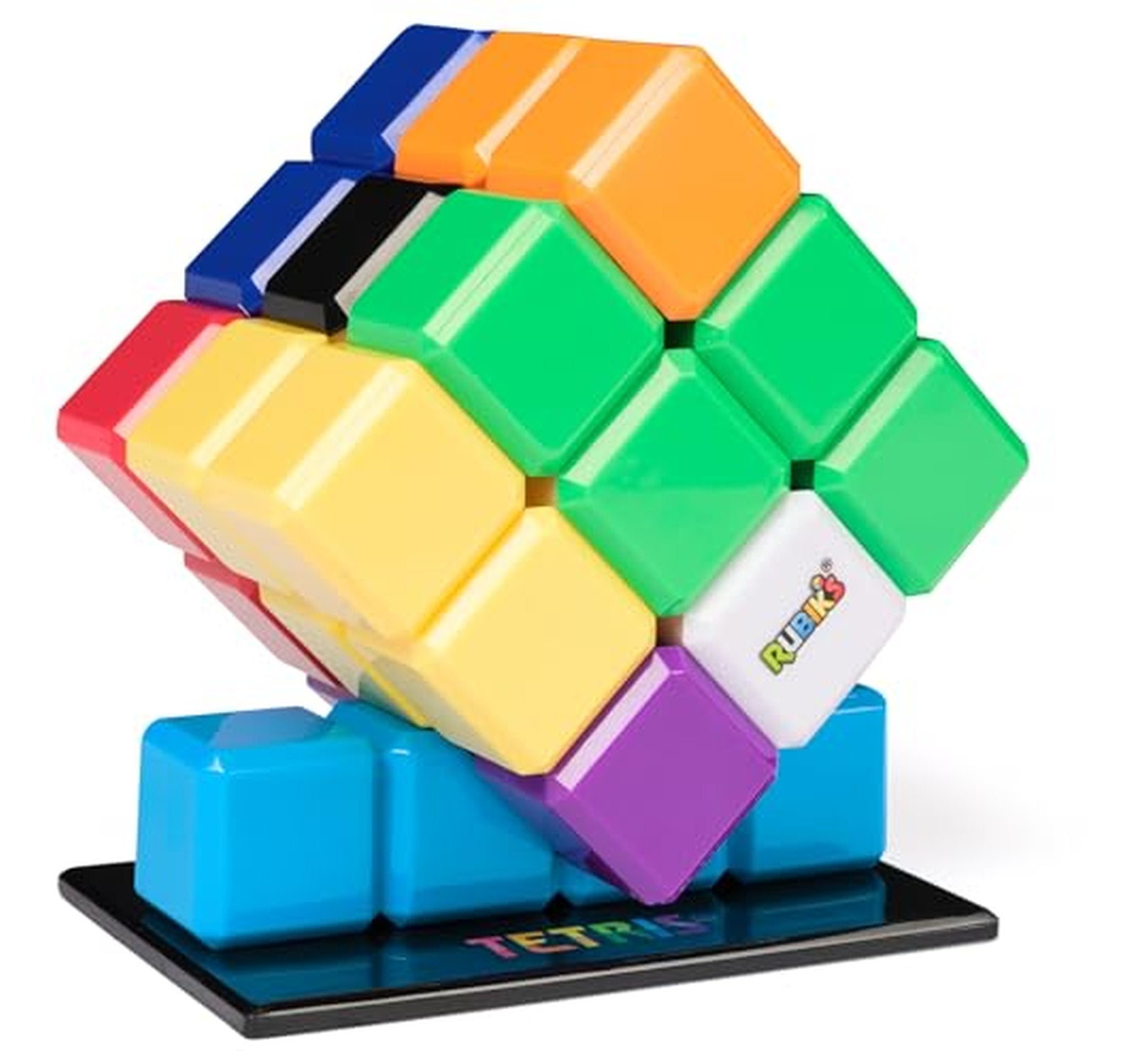 Rubik's Tetris Brain Teaser Color-Matching Puzzle Cube