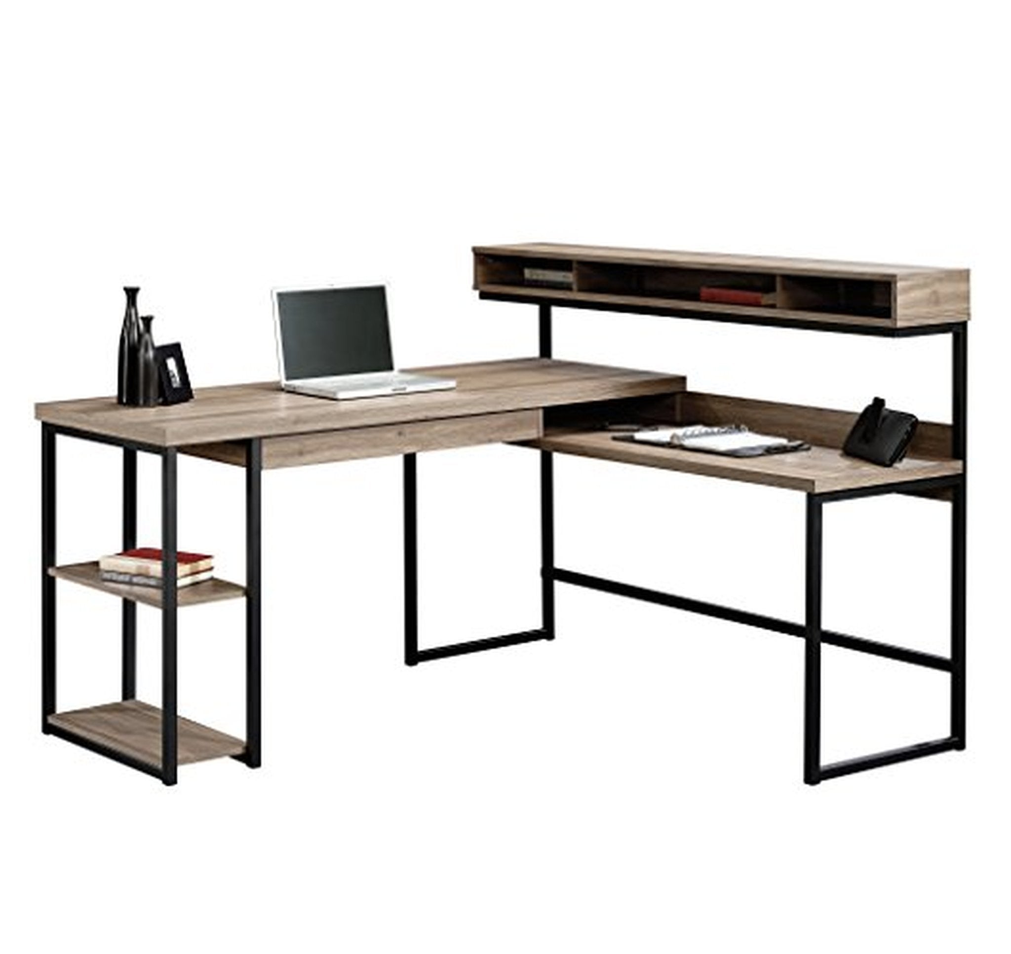 Sauder Transit L-Shaped Office Desk