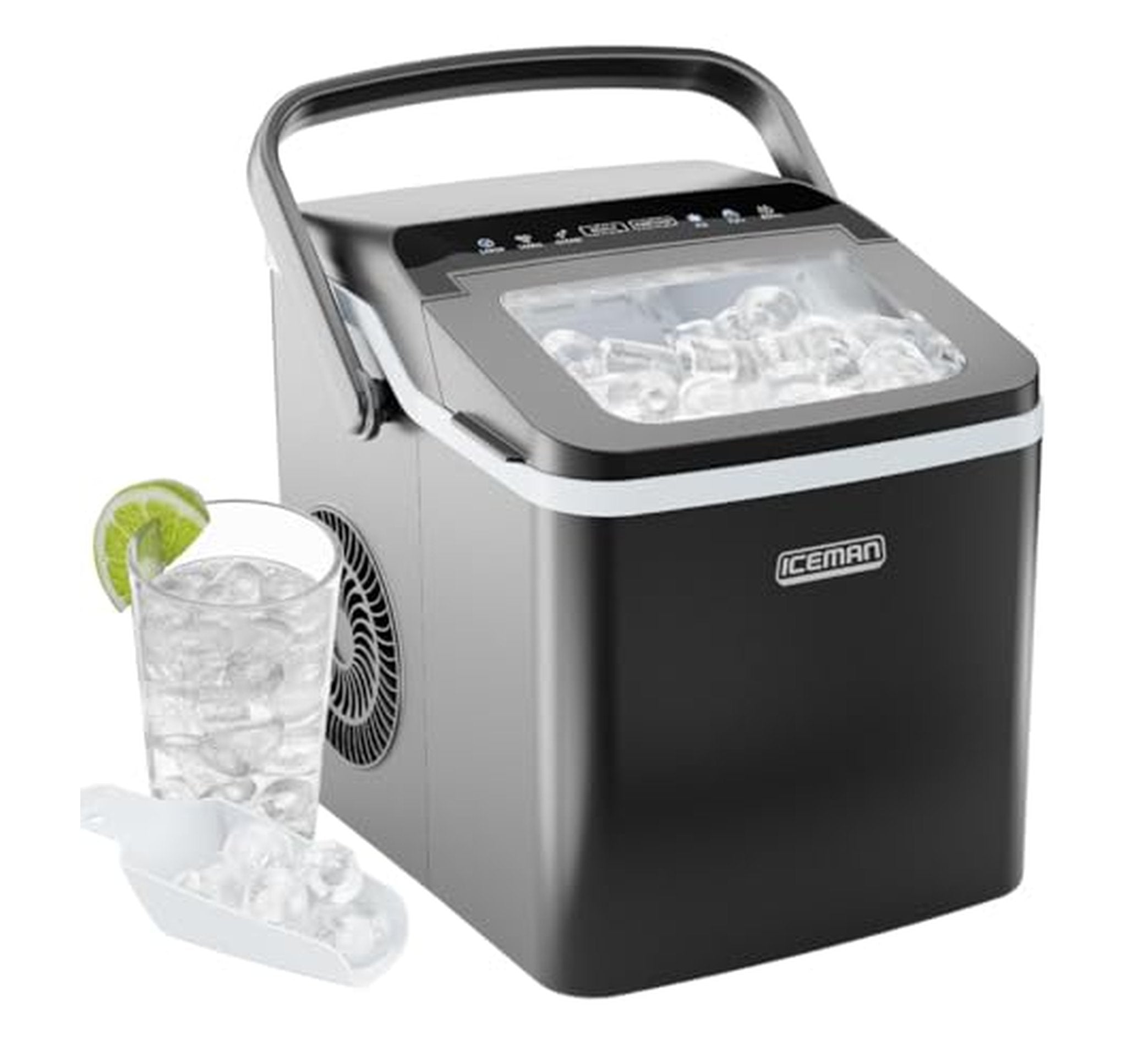Countertop Ice Maker Machine, Dual Size, 22lb Daily