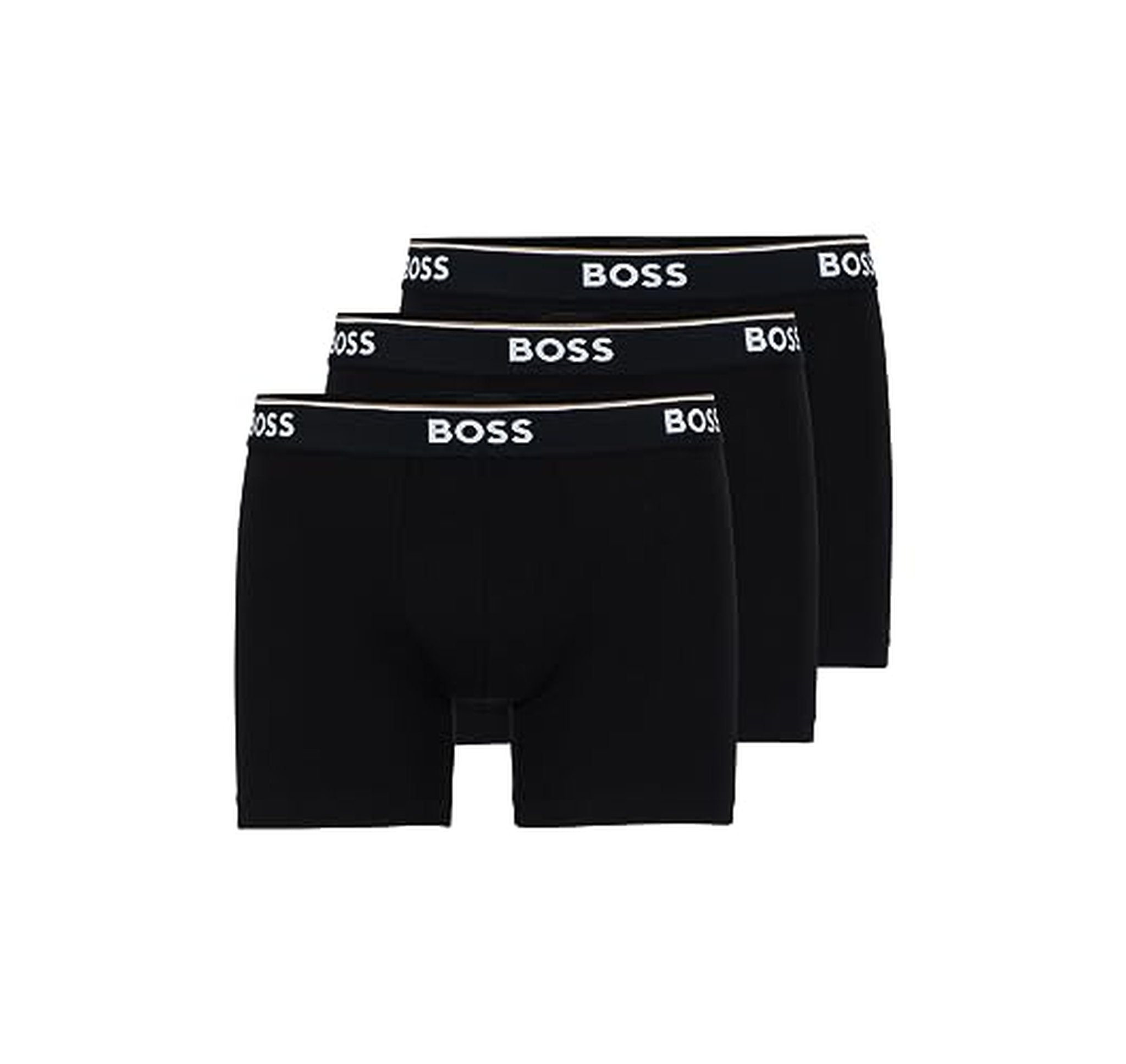 3 Pack BOSS Stretch Cotton Boxer Briefs