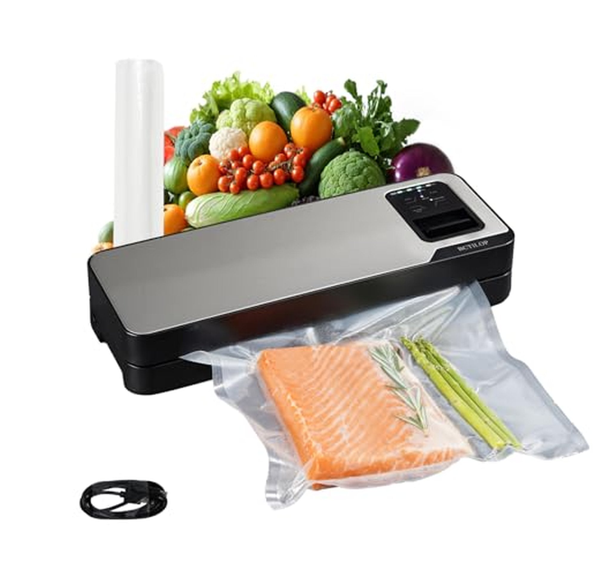Cordless Rechargeable Food Vacuum Sealer with Bags