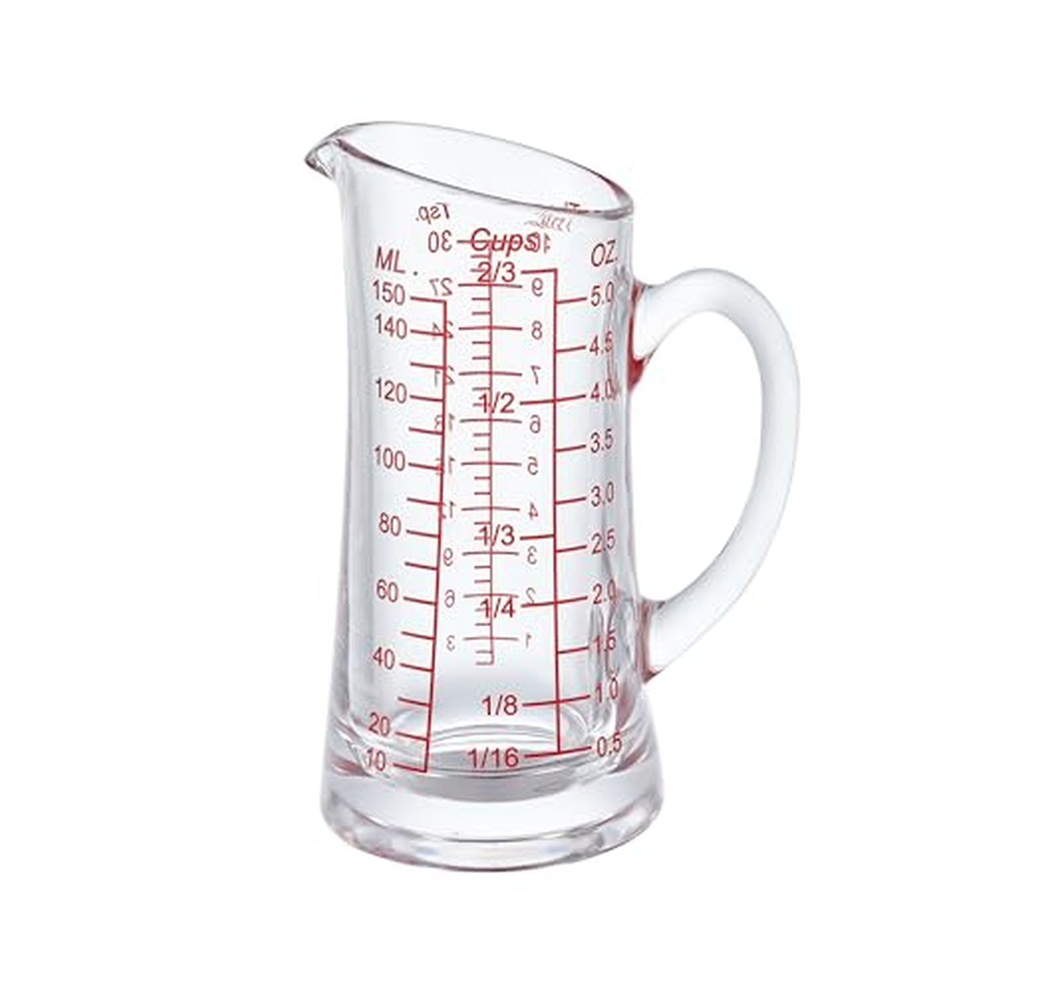 5 Oz Glass Measuring Cup with V-Spout Handle