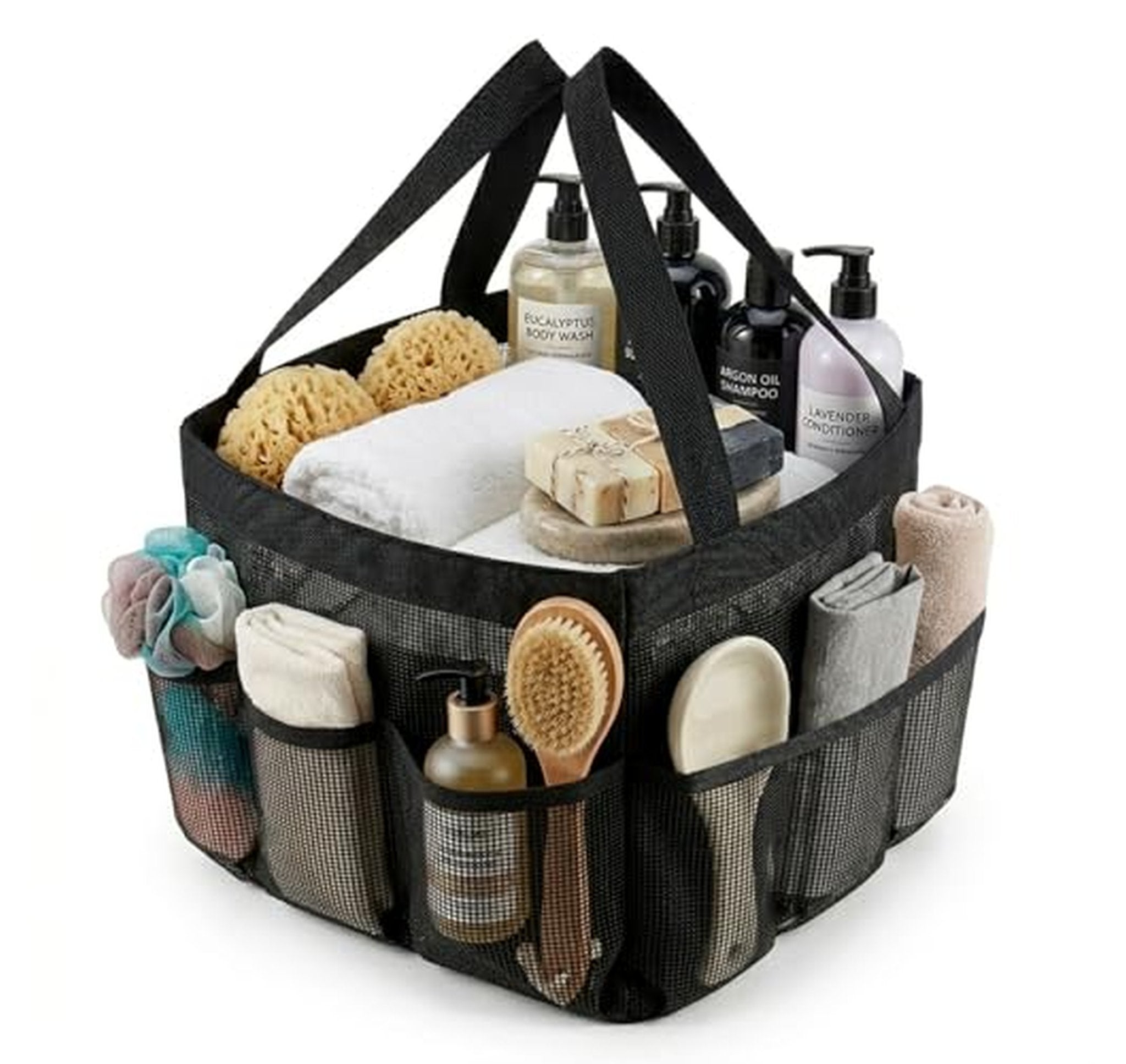 Mesh Quick-Dry Hanging Shower Caddy Tote Bag