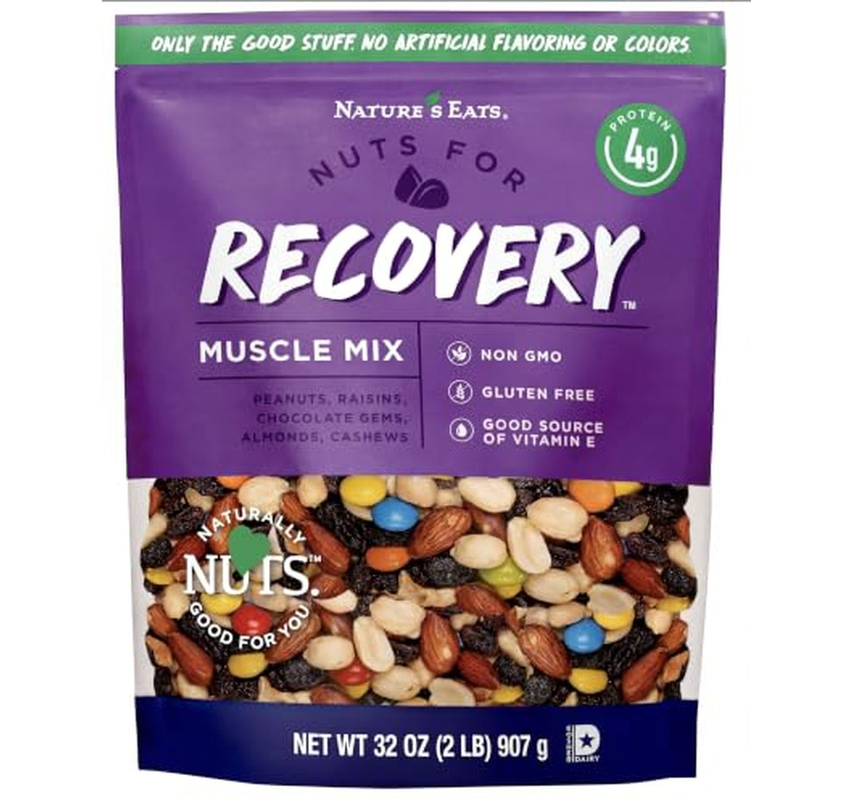 32 Oz High Protein Recovery Muscle Nut Seed Mix