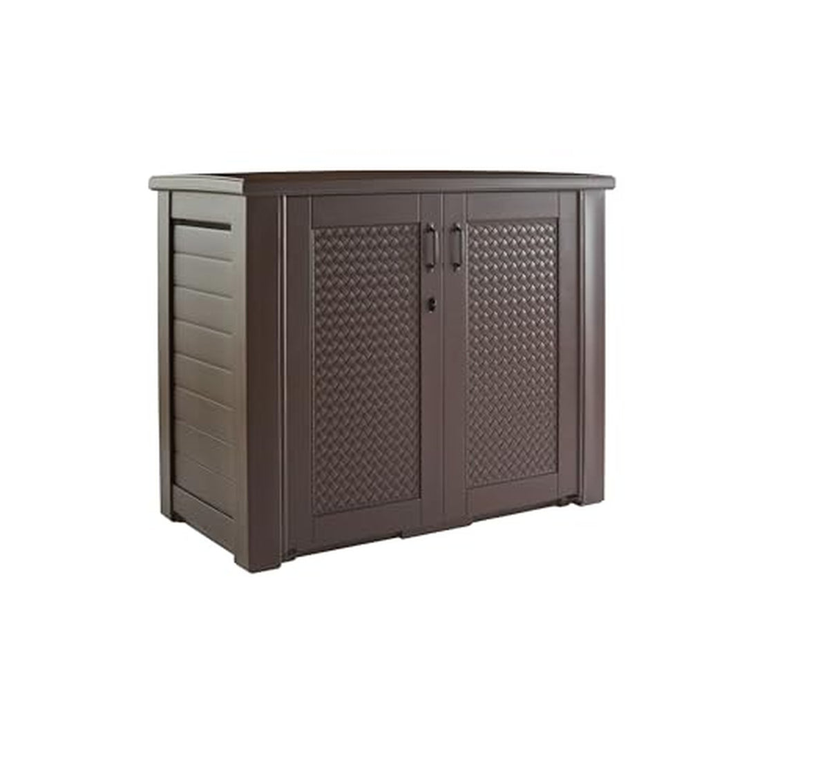 Rubbermaid 123 Gallon Weather Resistant Outdoor Storage Cabinet