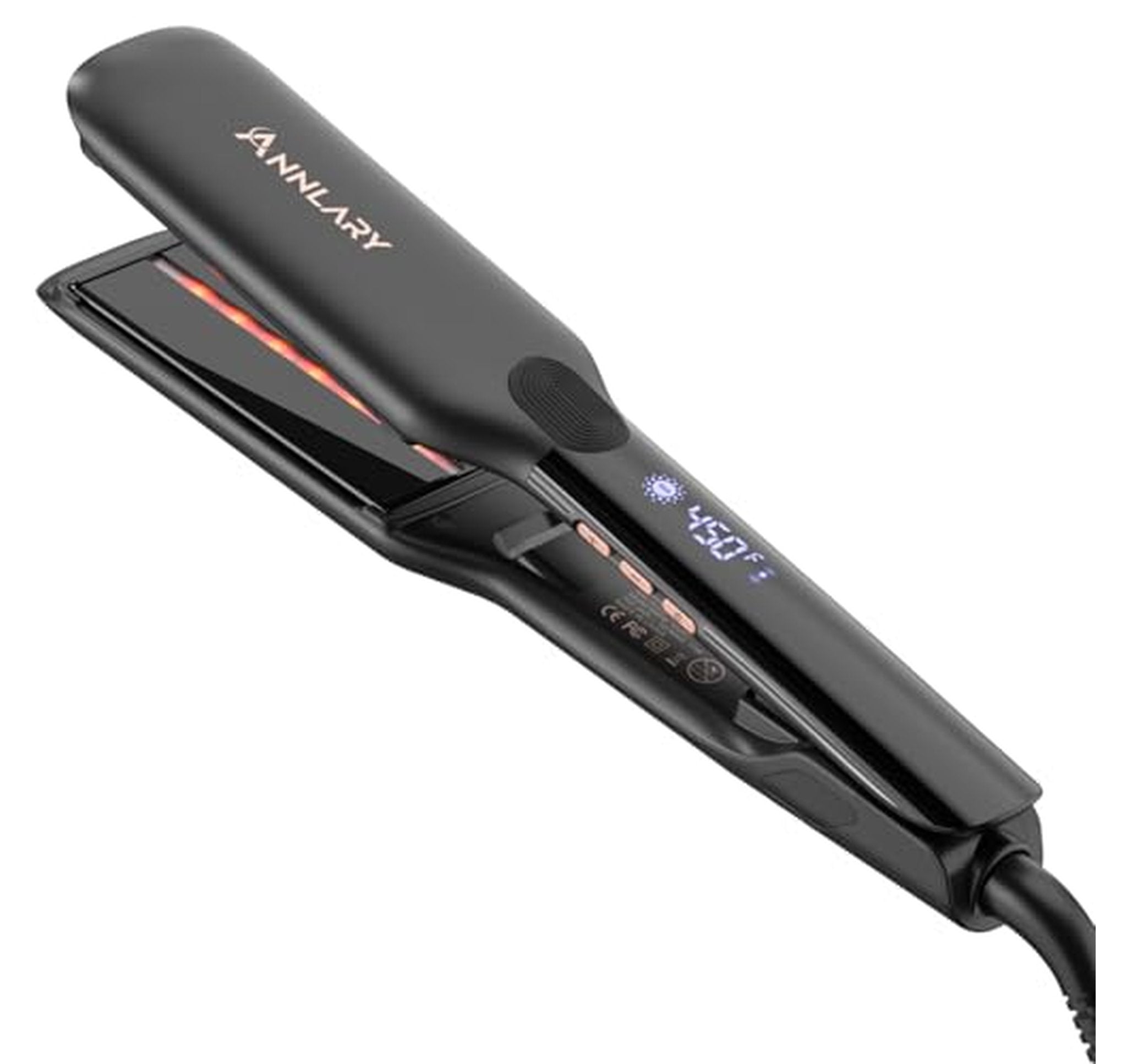 Infrared Ionic Titanium Ceramic Hair Straightener Flat Iron