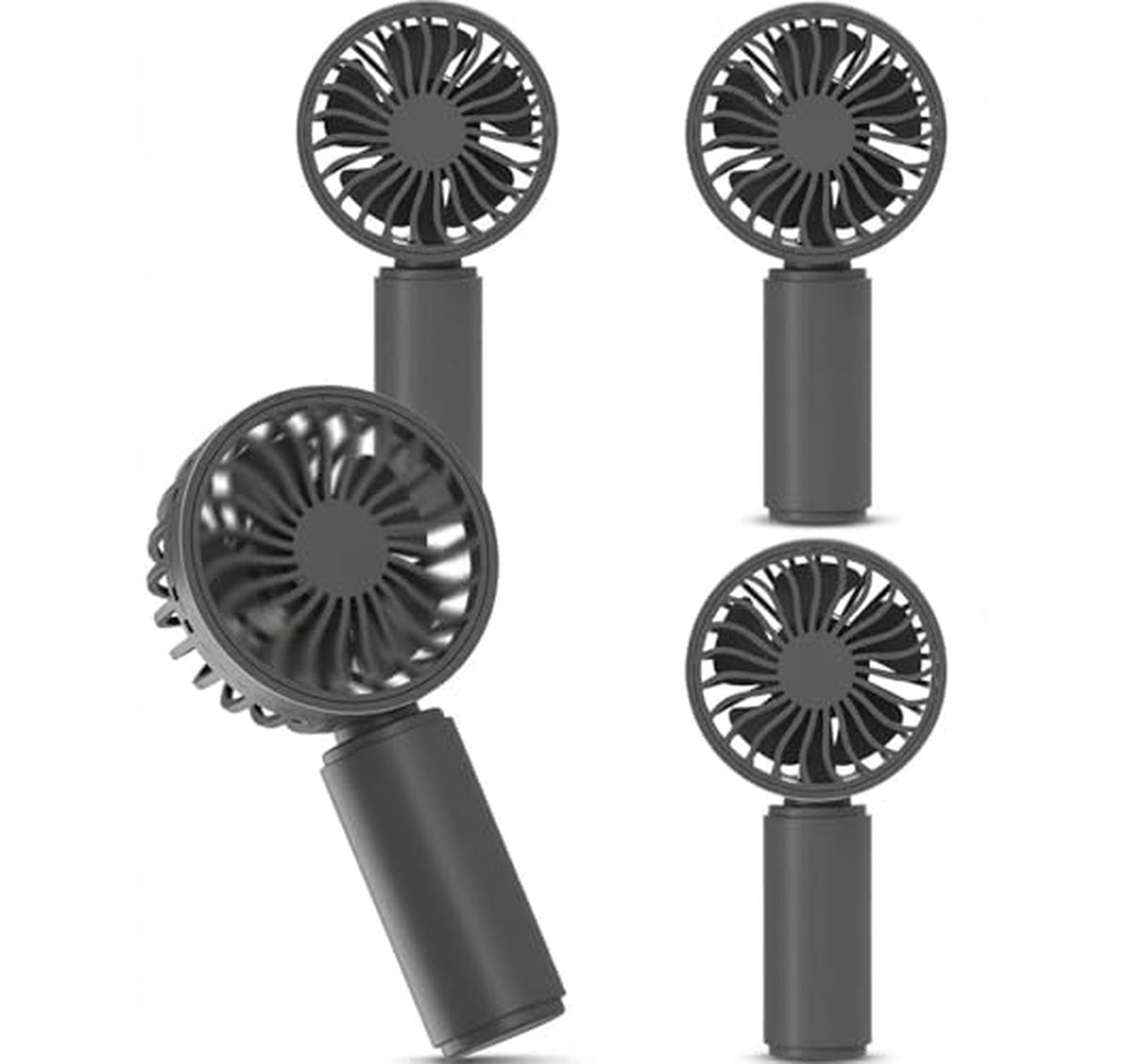 4 Pack Mini USB Rechargeable Handheld Fans