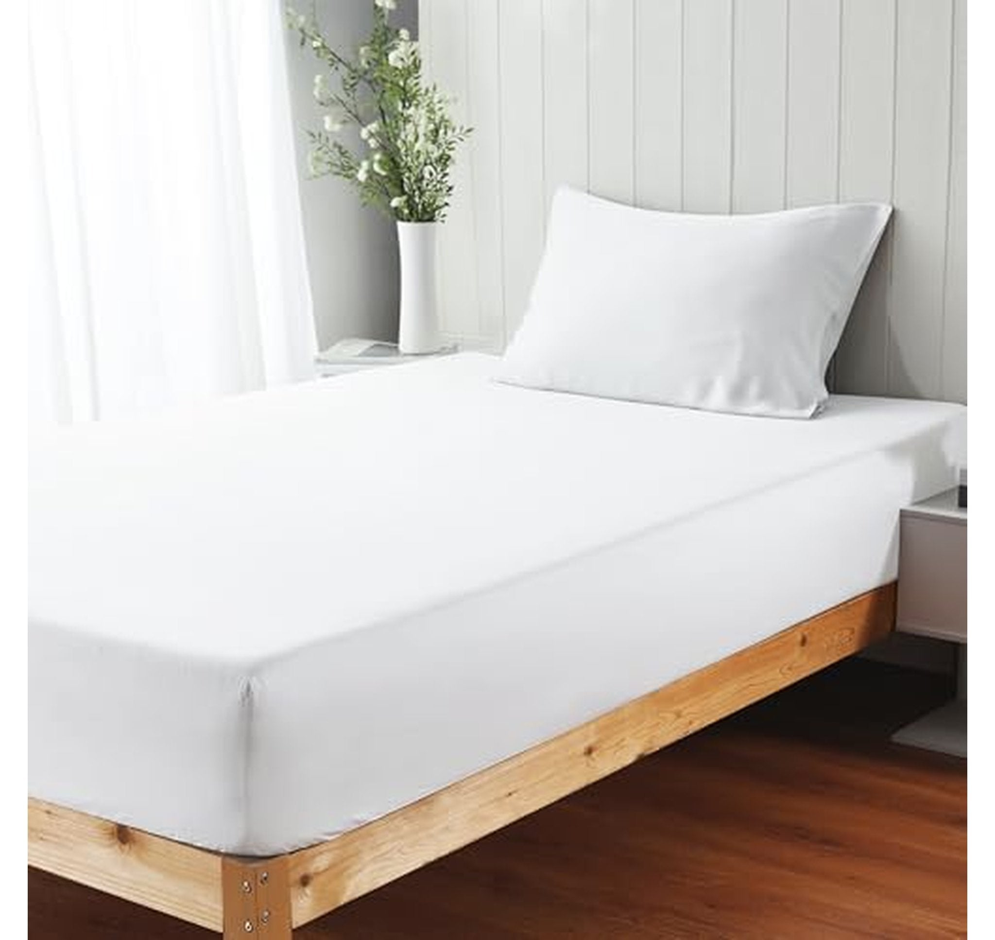 Cooling Bamboo Viscose Twin Fitted Sheet Set