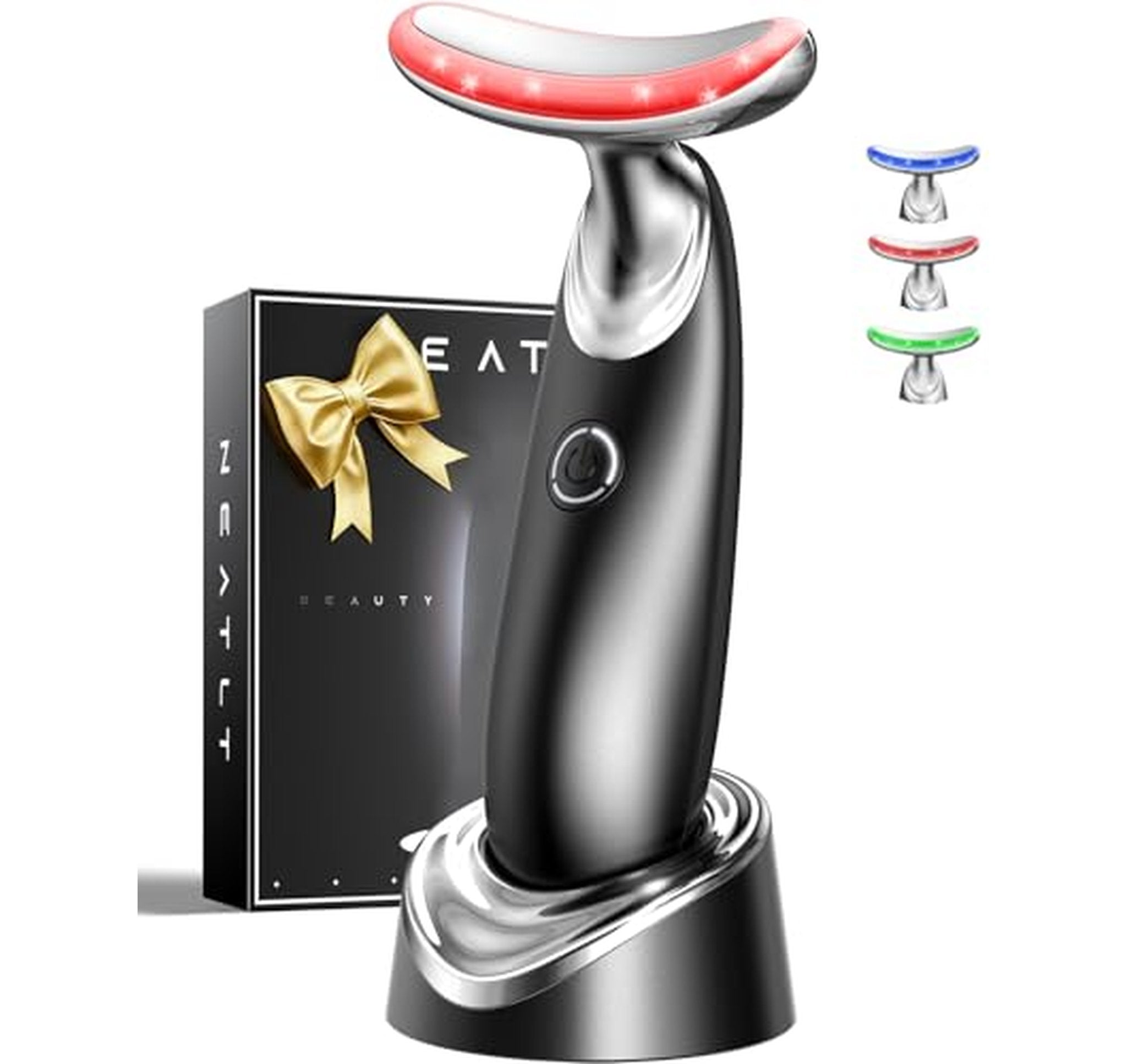 7-in-1 LED Facial and Neck Massager Device