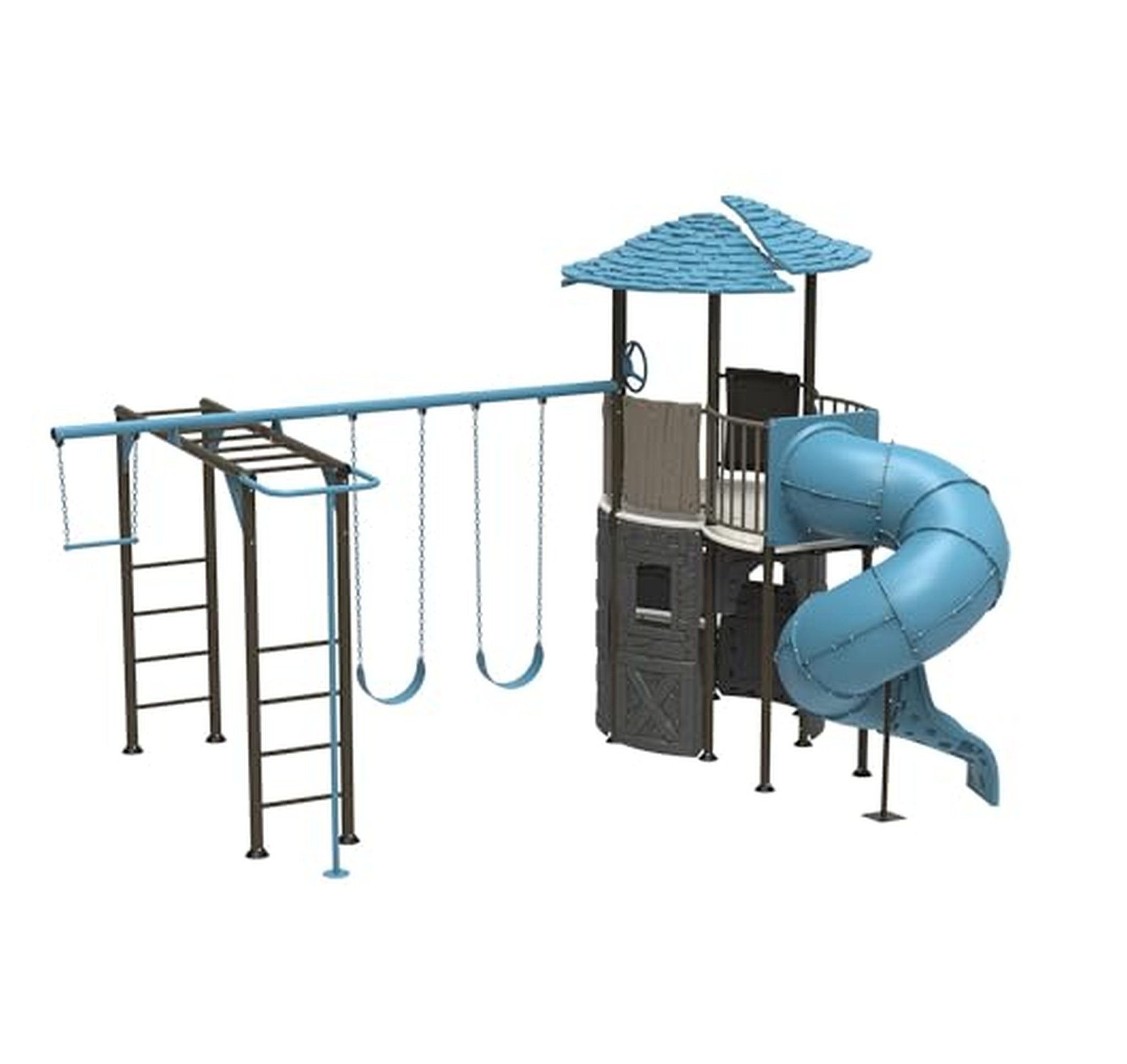 Lifetime Adventure Castle Playground Set with Monkey Bars