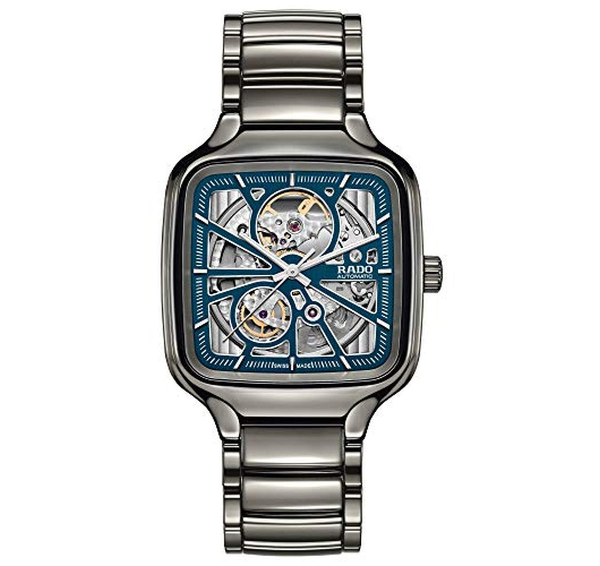 Rado True Square Open Heart Automatic Ceramic Watch