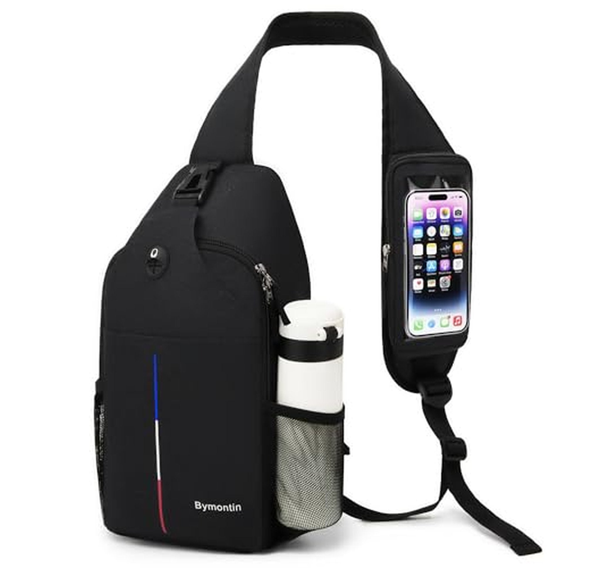 Touchscreen Crossbody Sling Backpack with Phone Pocket