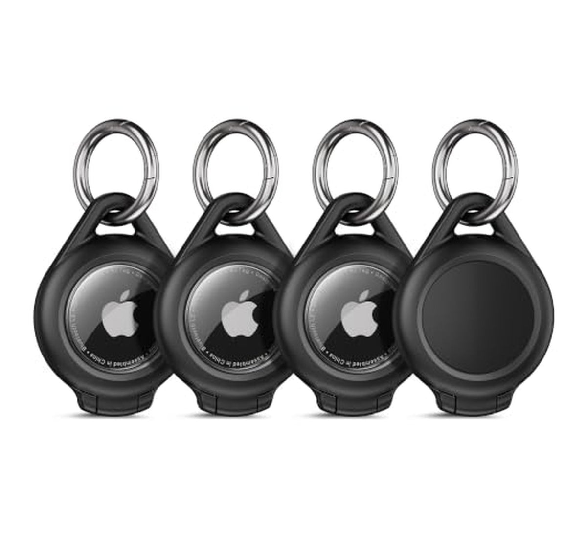 4 Pack Waterproof AirTag Keychain Holders
