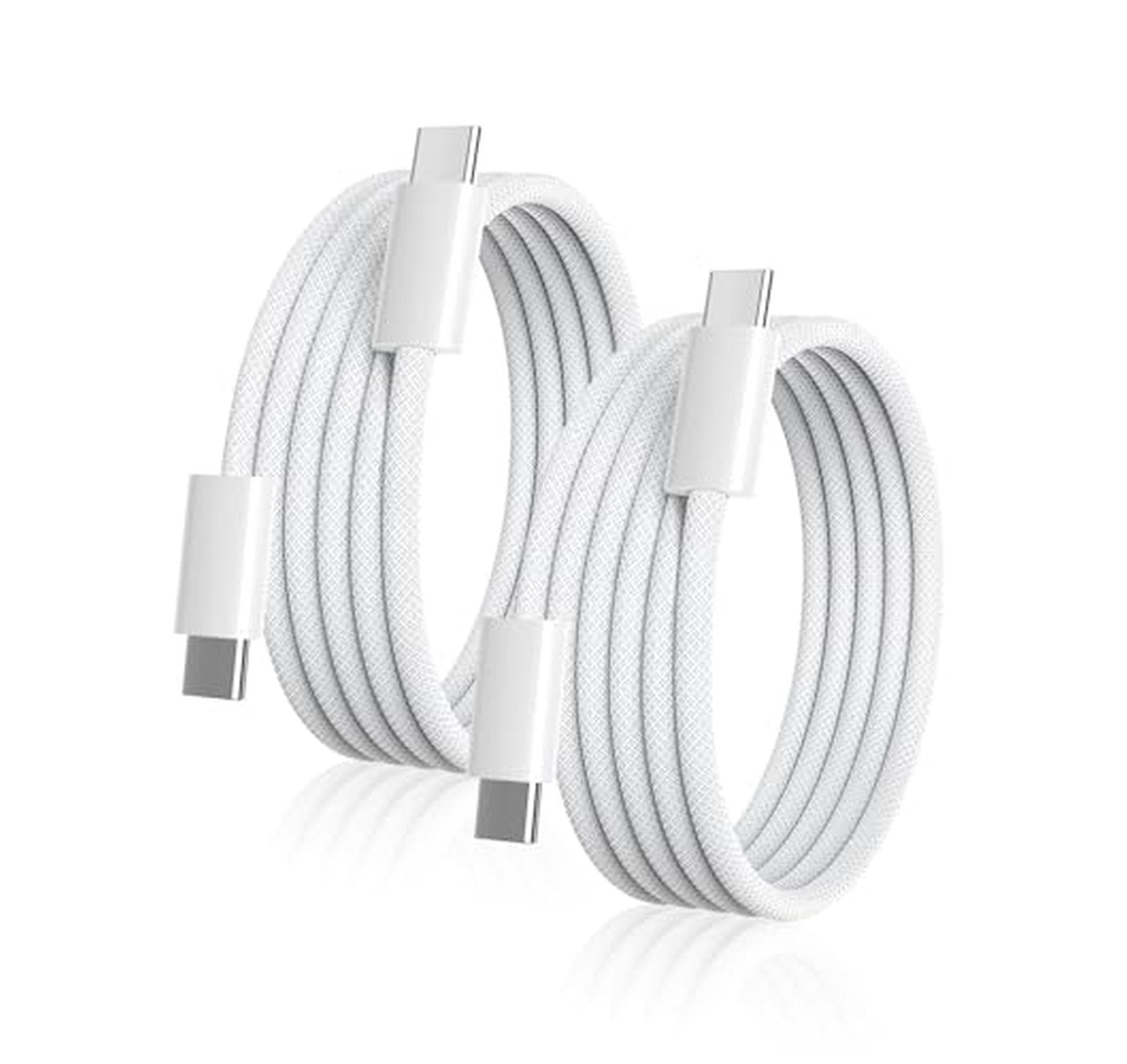 2 Pack 6FT 60W USB C to USB C Cables