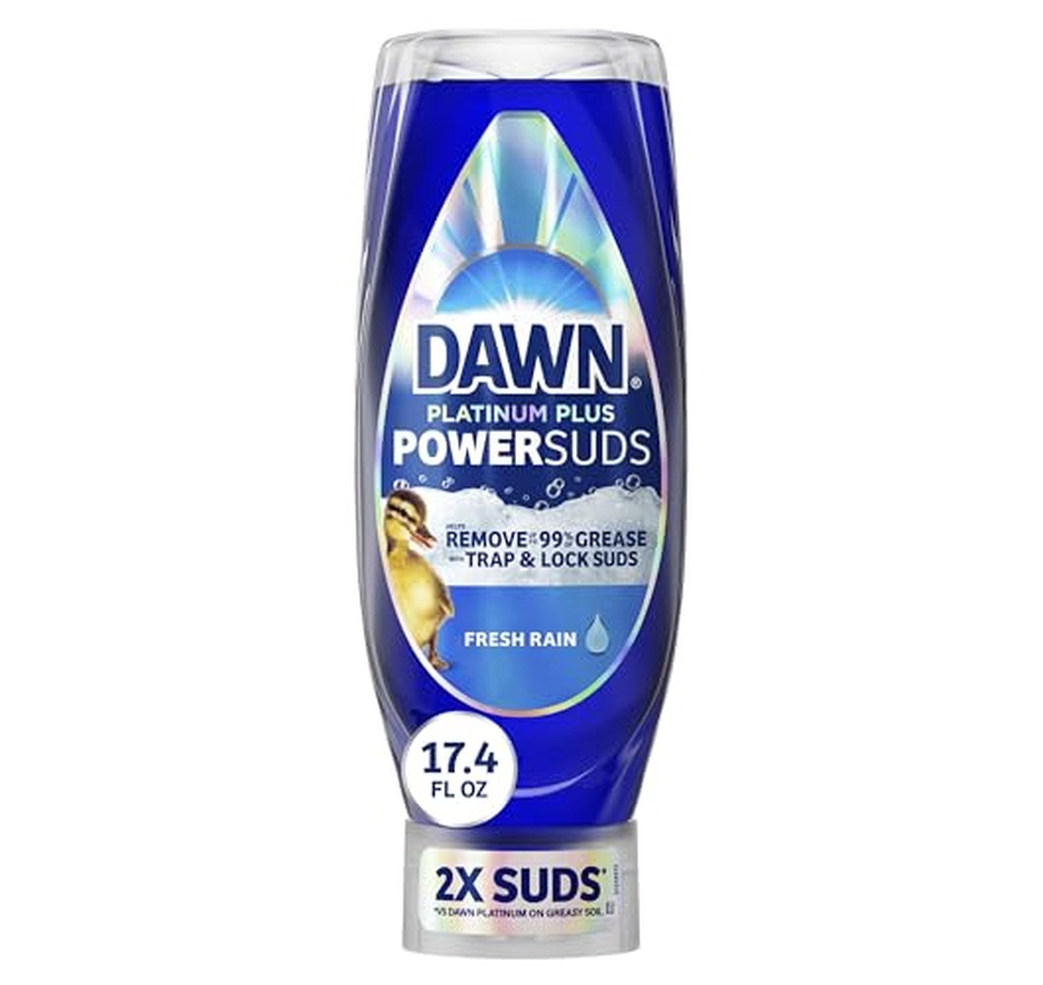 Dawn Platinum Plus PowerSuds Dishwashing Liquid Soap 17.4oz