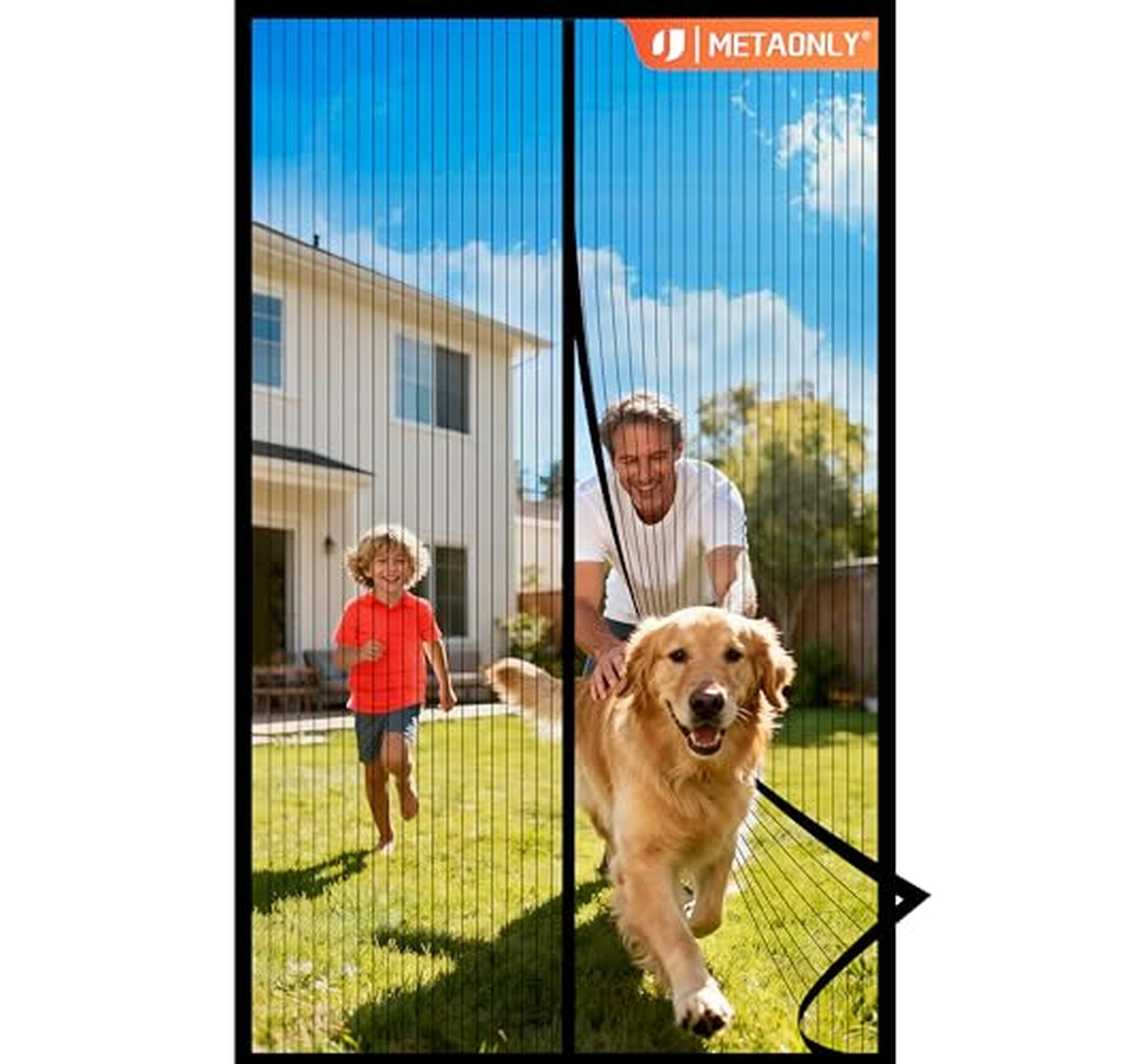 Magnetic Screen Door Mesh Fits 36" x 80" Door