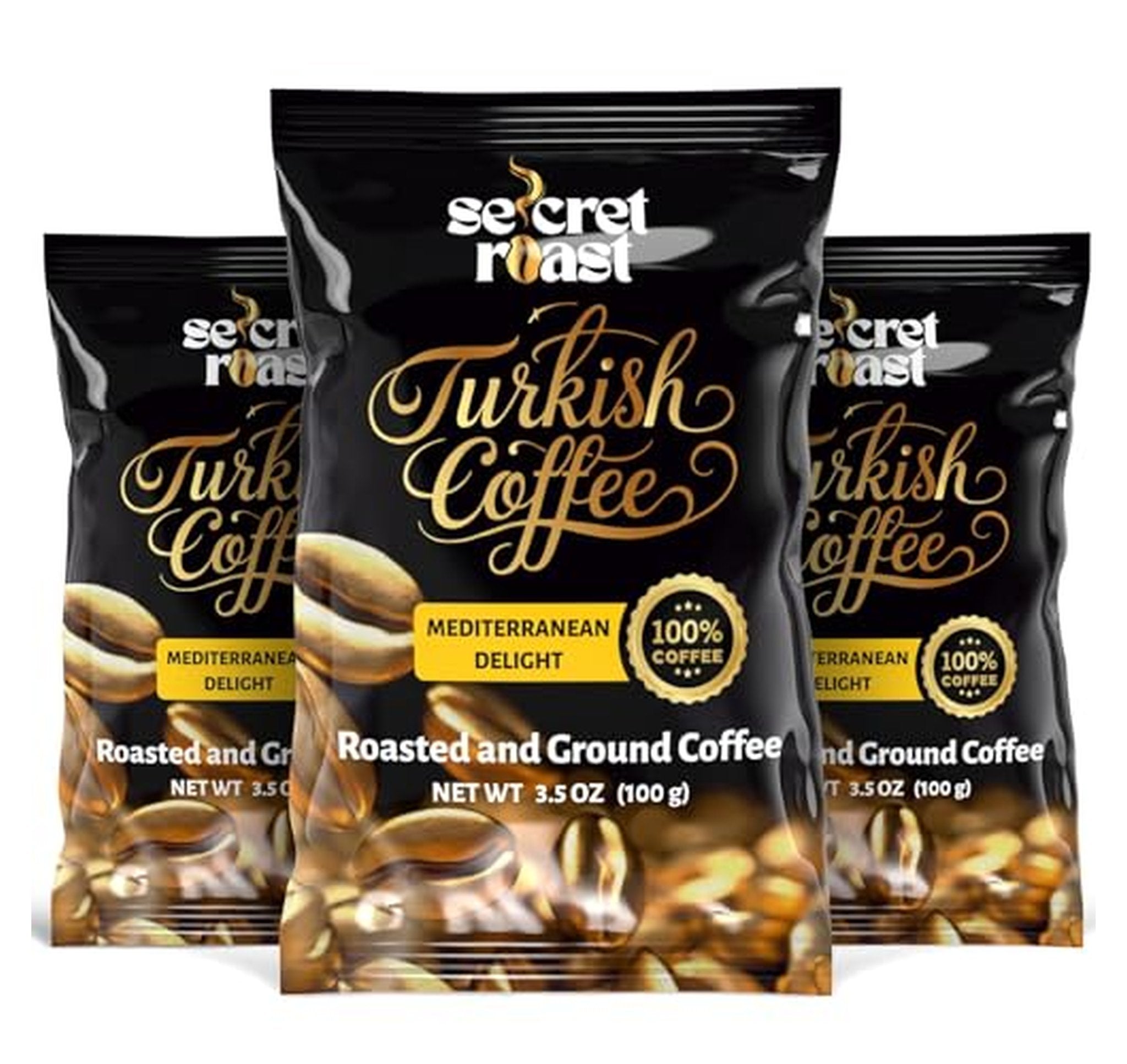3 Pack Ground Turkish Coffee 3.5 oz Kosher